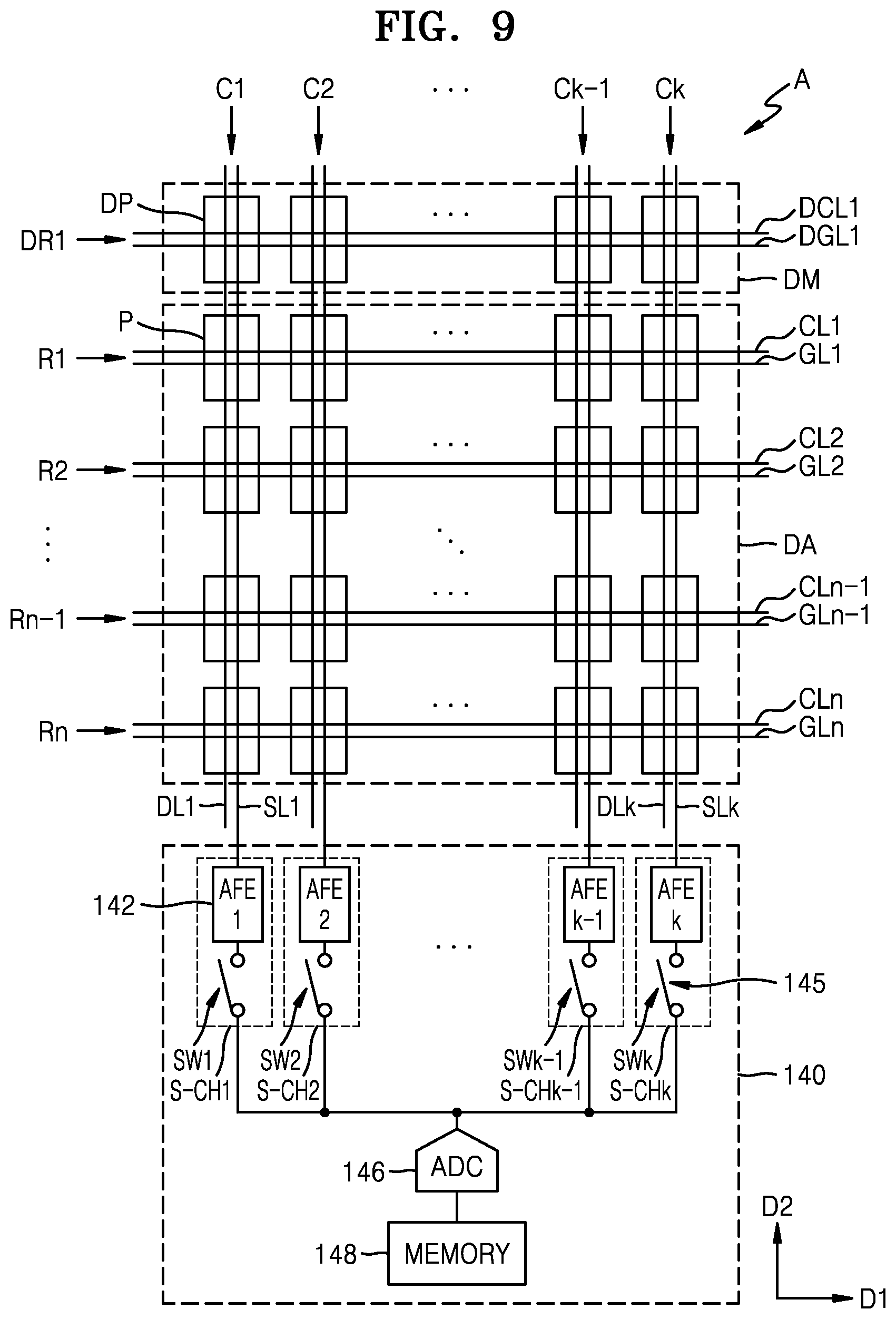 Patent US12100347 Figure 8 – Display device and driving method of the display device