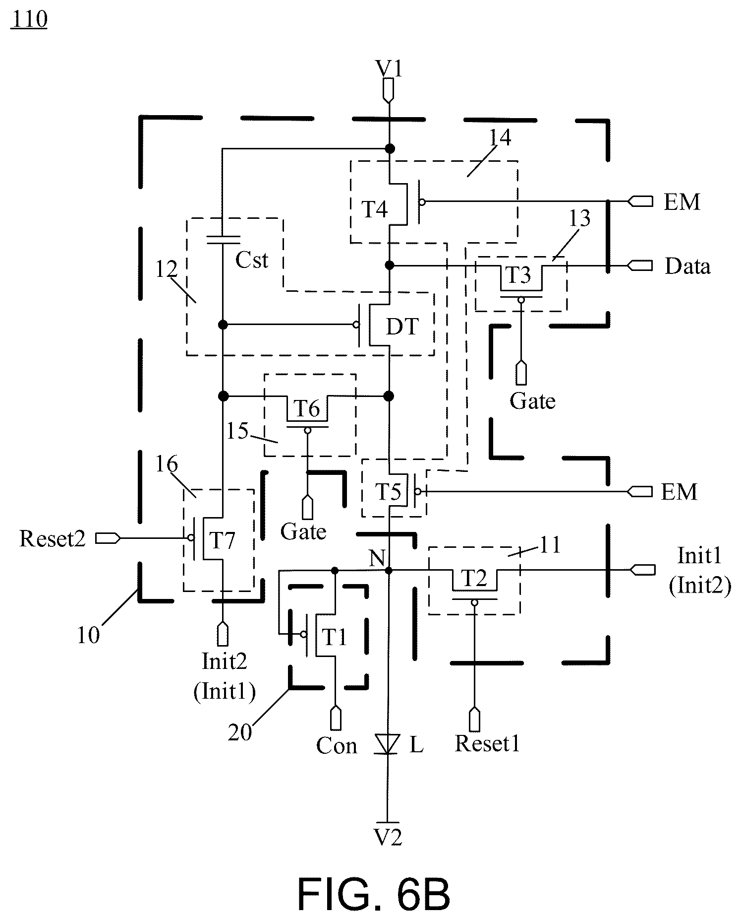 Patent US12100348 Figure 5 – Pixel circuit and driving method thereof, display panel, and display device