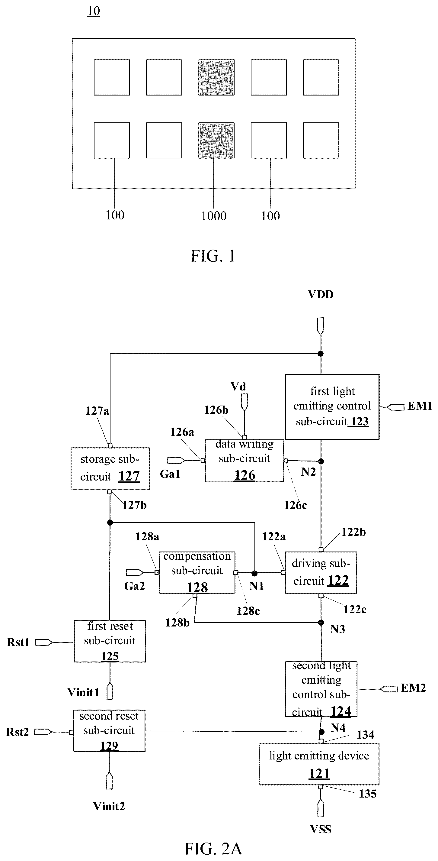 Patent US12100349 Figure 1 – Display substrate and display device