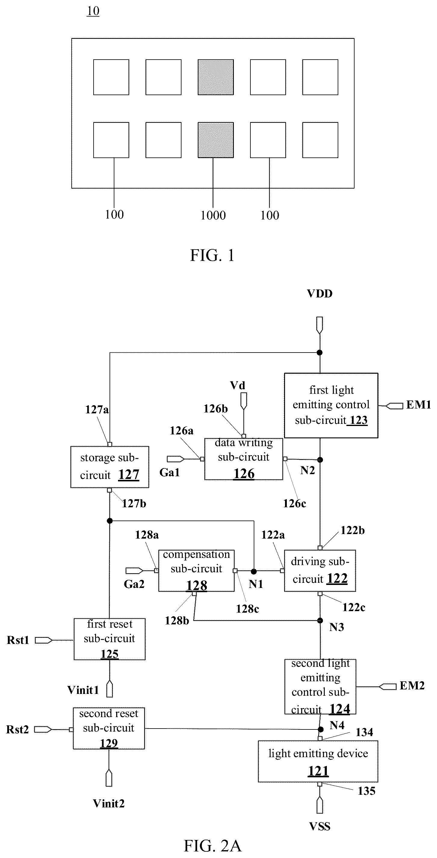 Patent US12100350 Figure 1 – Display substrate and display device