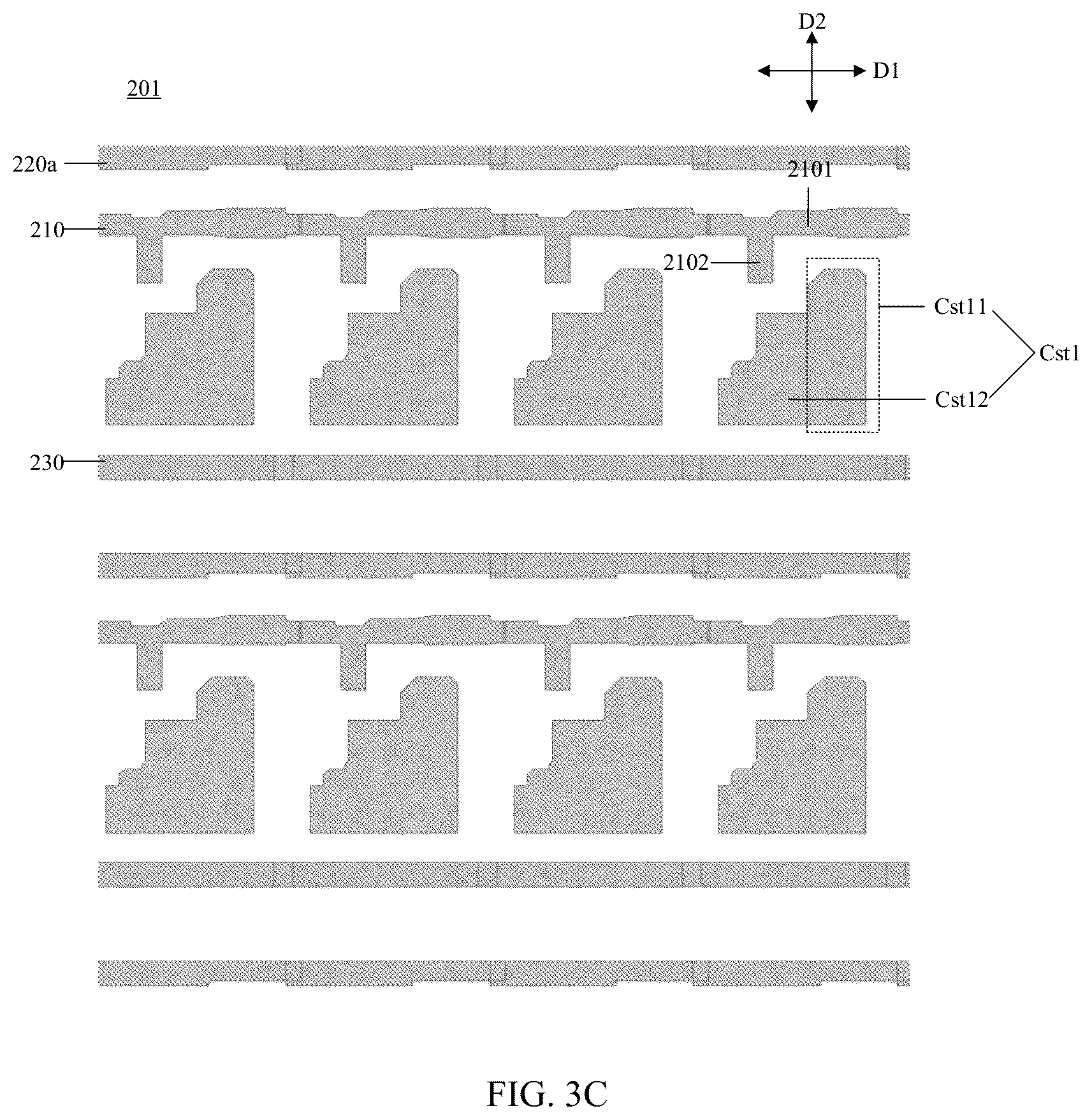 Patent US12100350 Figure 5 – Display substrate and display device