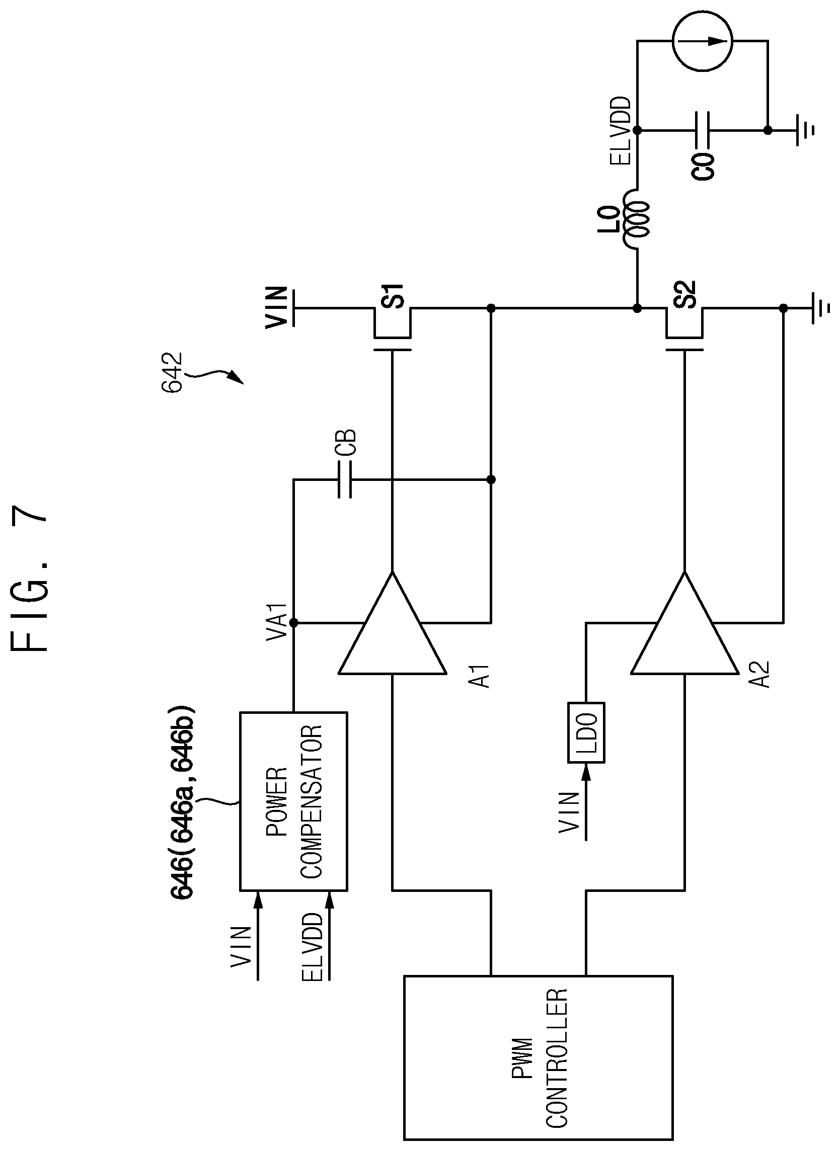 Patent US12100351 Figure 6 – DC-DC converter and display device having the same