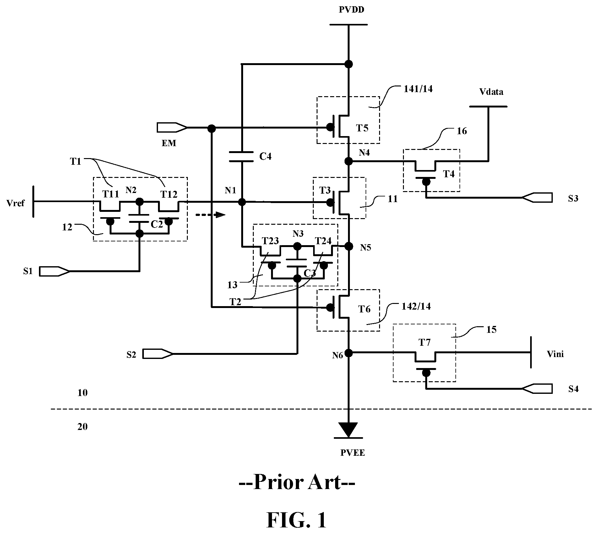 Patent US12100352 Figure 1 – Display panel and display device