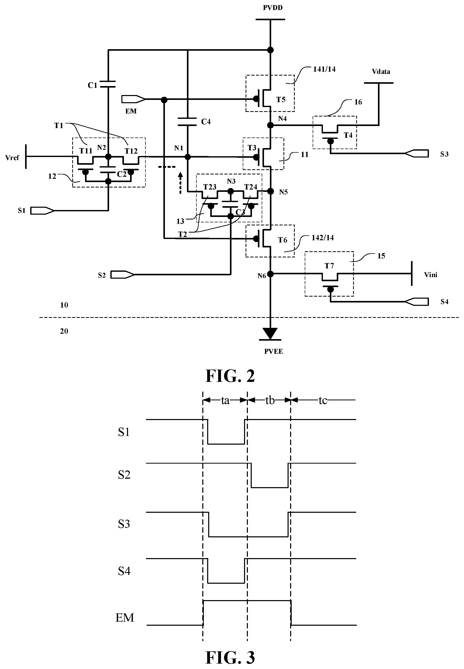 Patent US12100352 Figure 2 – Display panel and display device