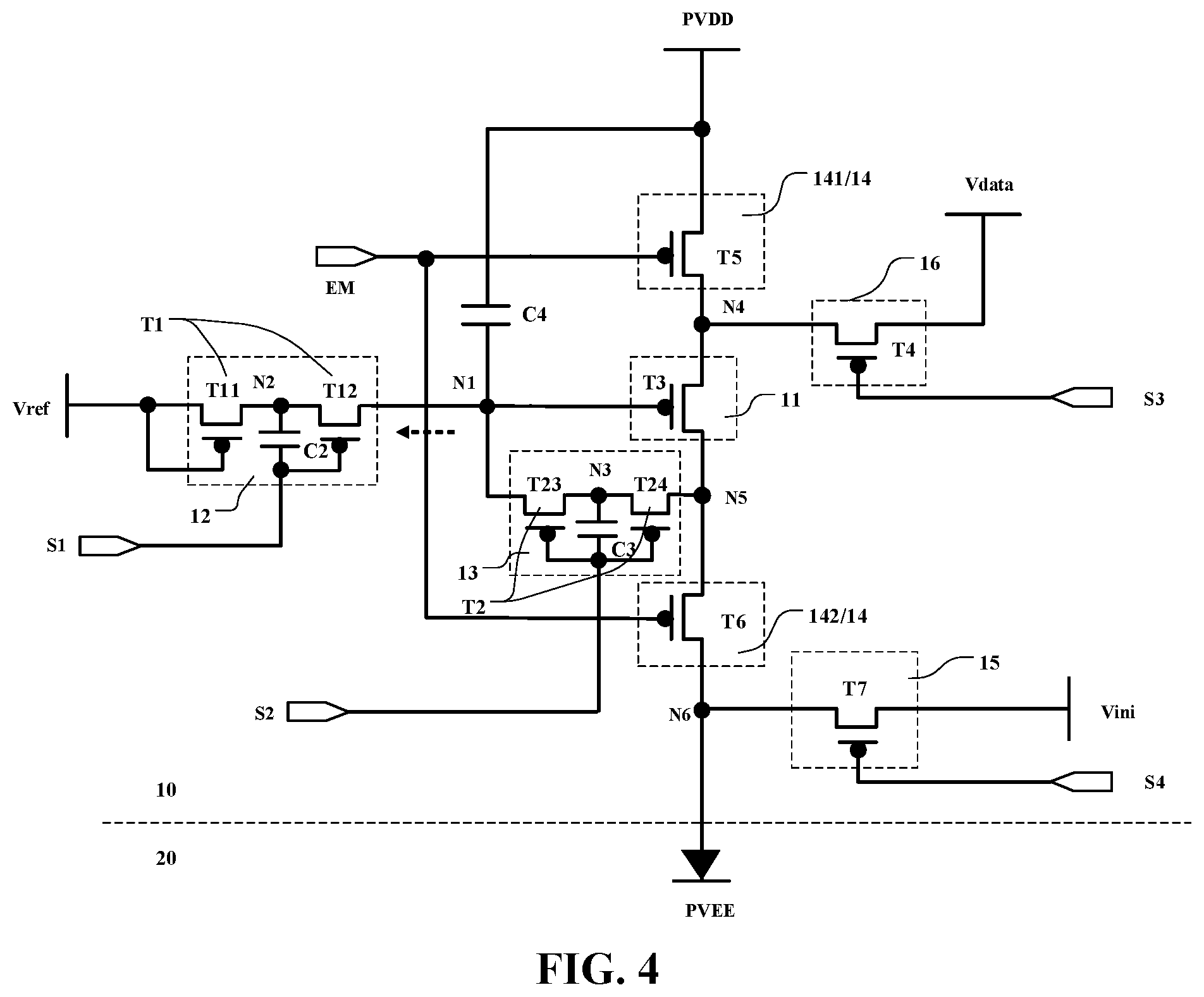 Patent US12100352 Figure 3 – Display panel and display device