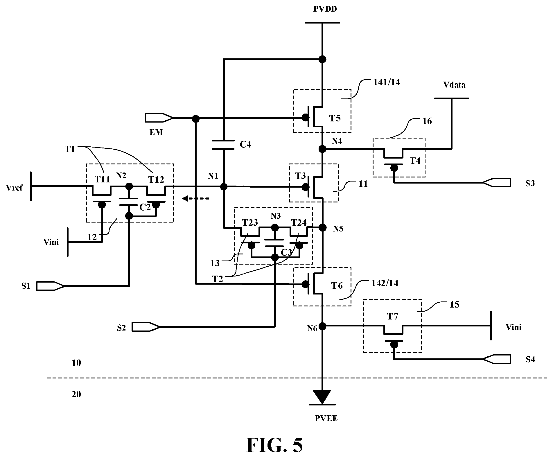 Patent US12100352 Figure 4 – Display panel and display device