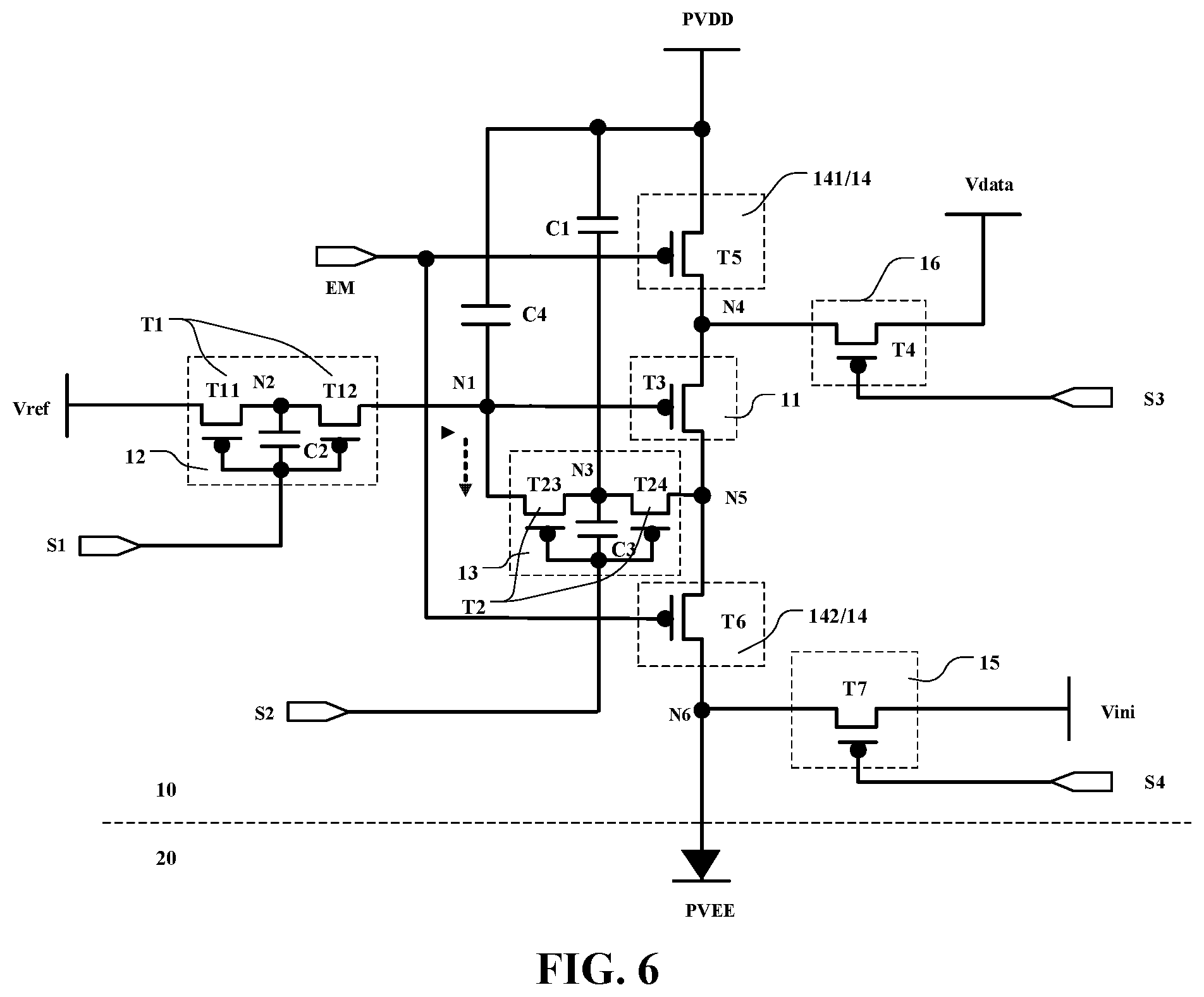 Patent US12100352 Figure 5 – Display panel and display device