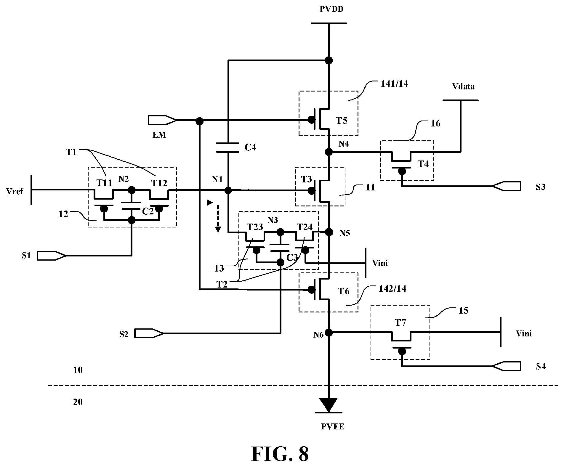 Patent US12100352 Figure 7 – Display panel and display device