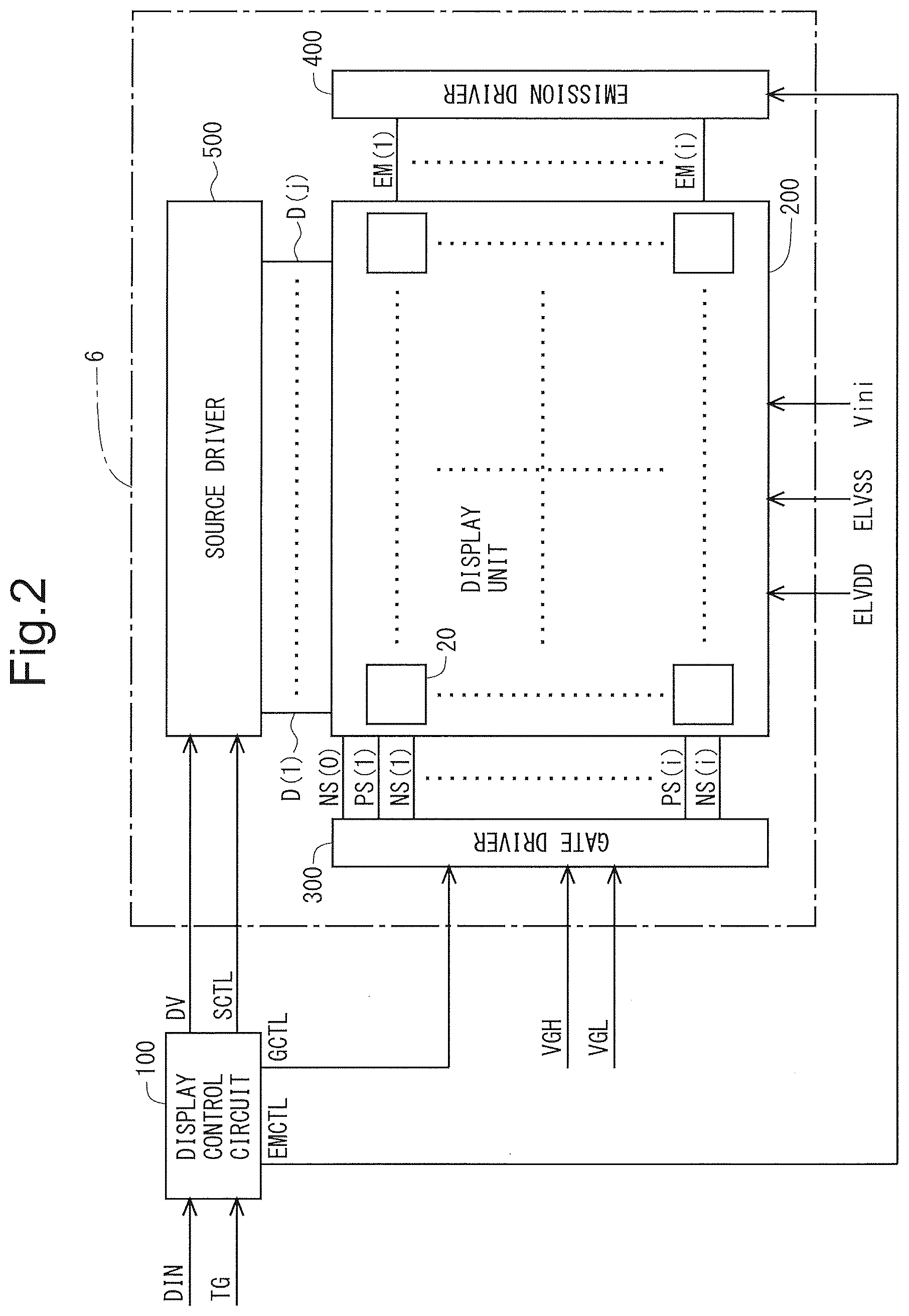 Patent US12100353 Figure 2 – Display device
