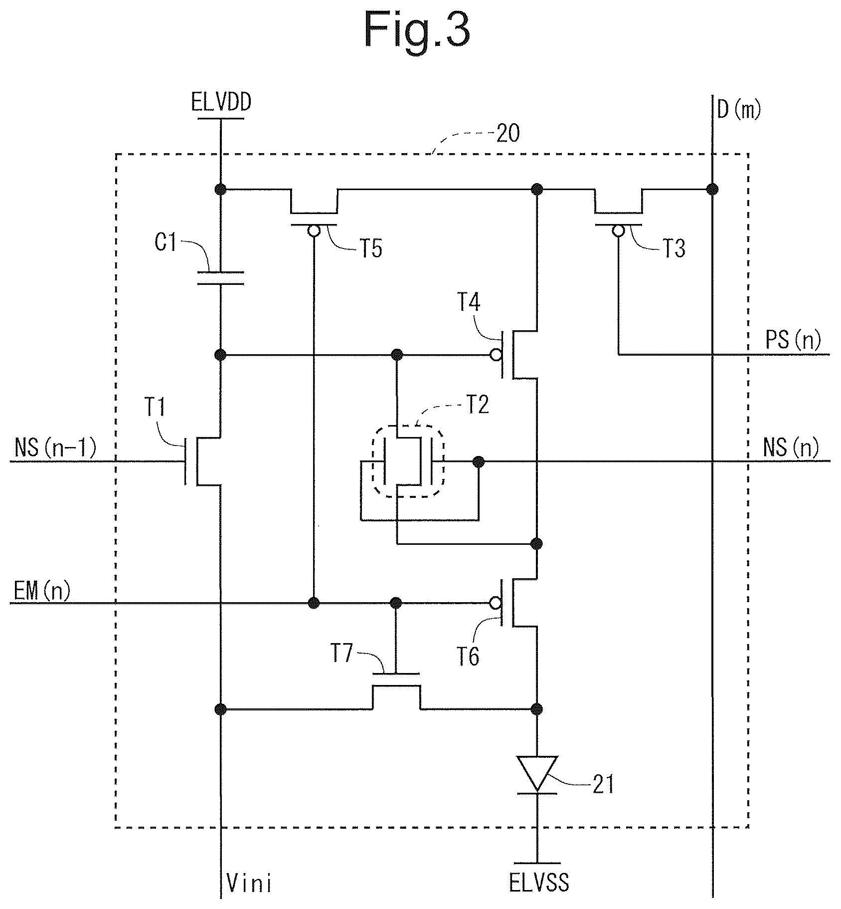 Patent US12100353 Figure 3 – Display device