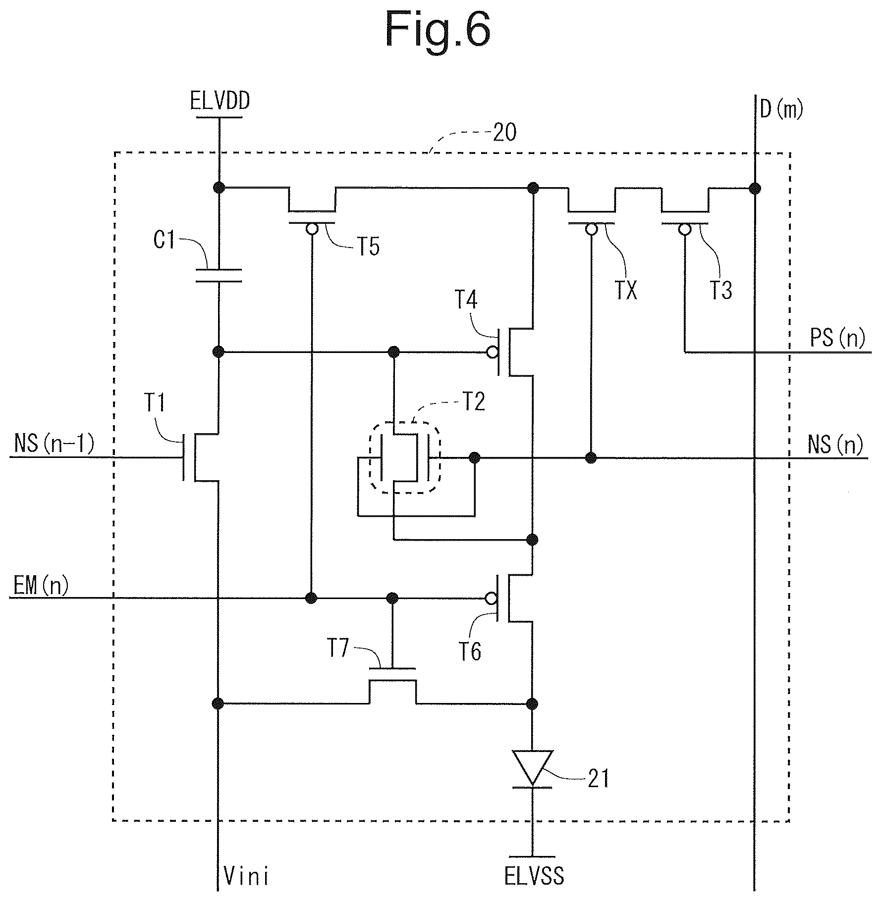 Patent US12100353 Figure 6 – Display device