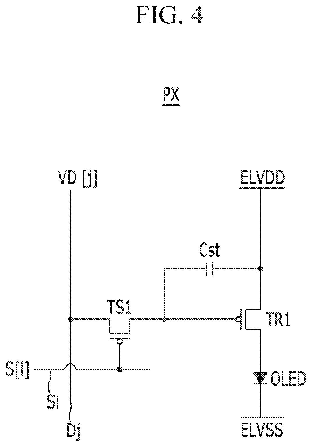 Patent US12100354 Figure 4 – Driving circuit and display device including the same