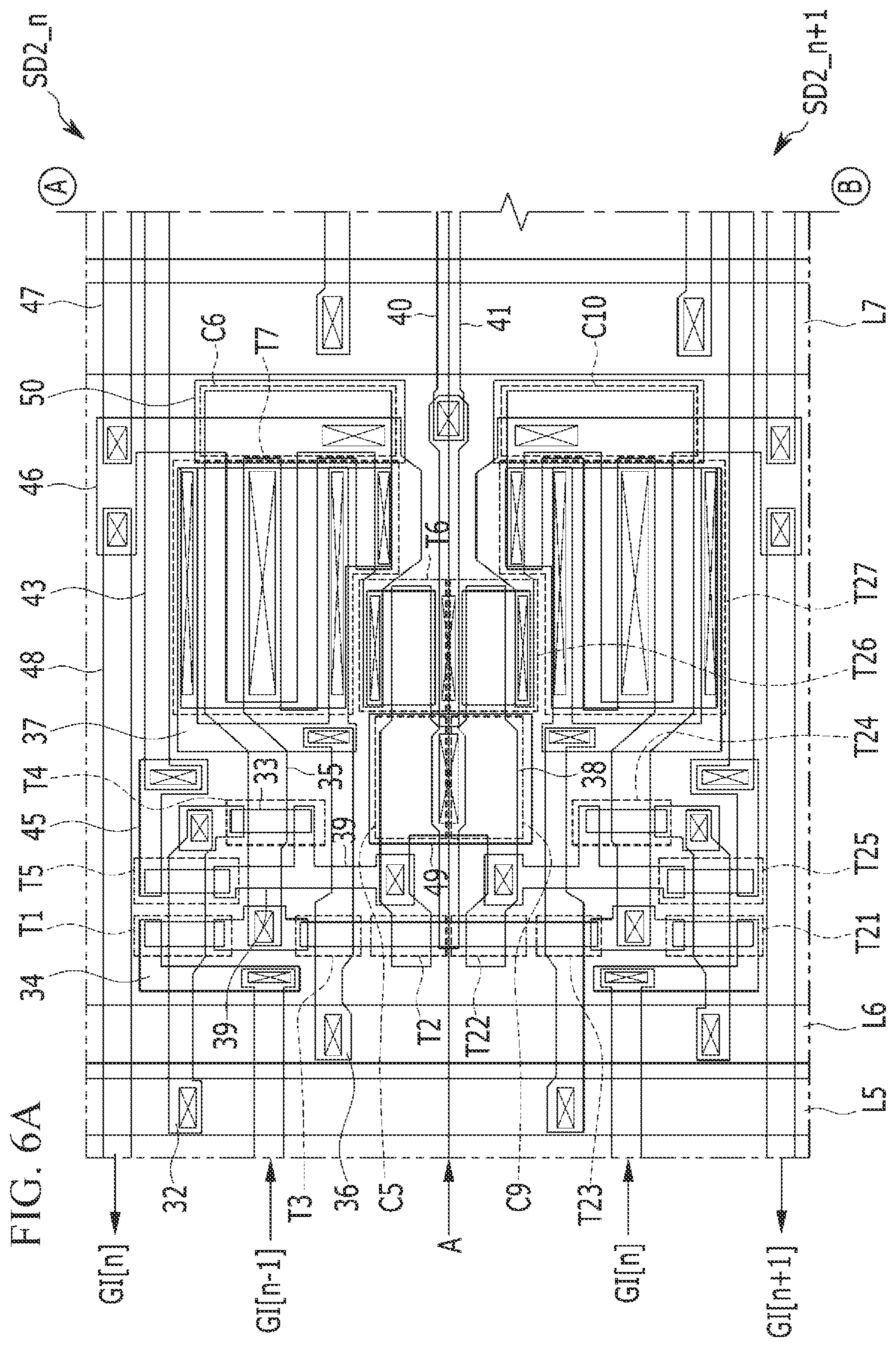 Patent US12100354 Figure 6 – Driving circuit and display device including the same