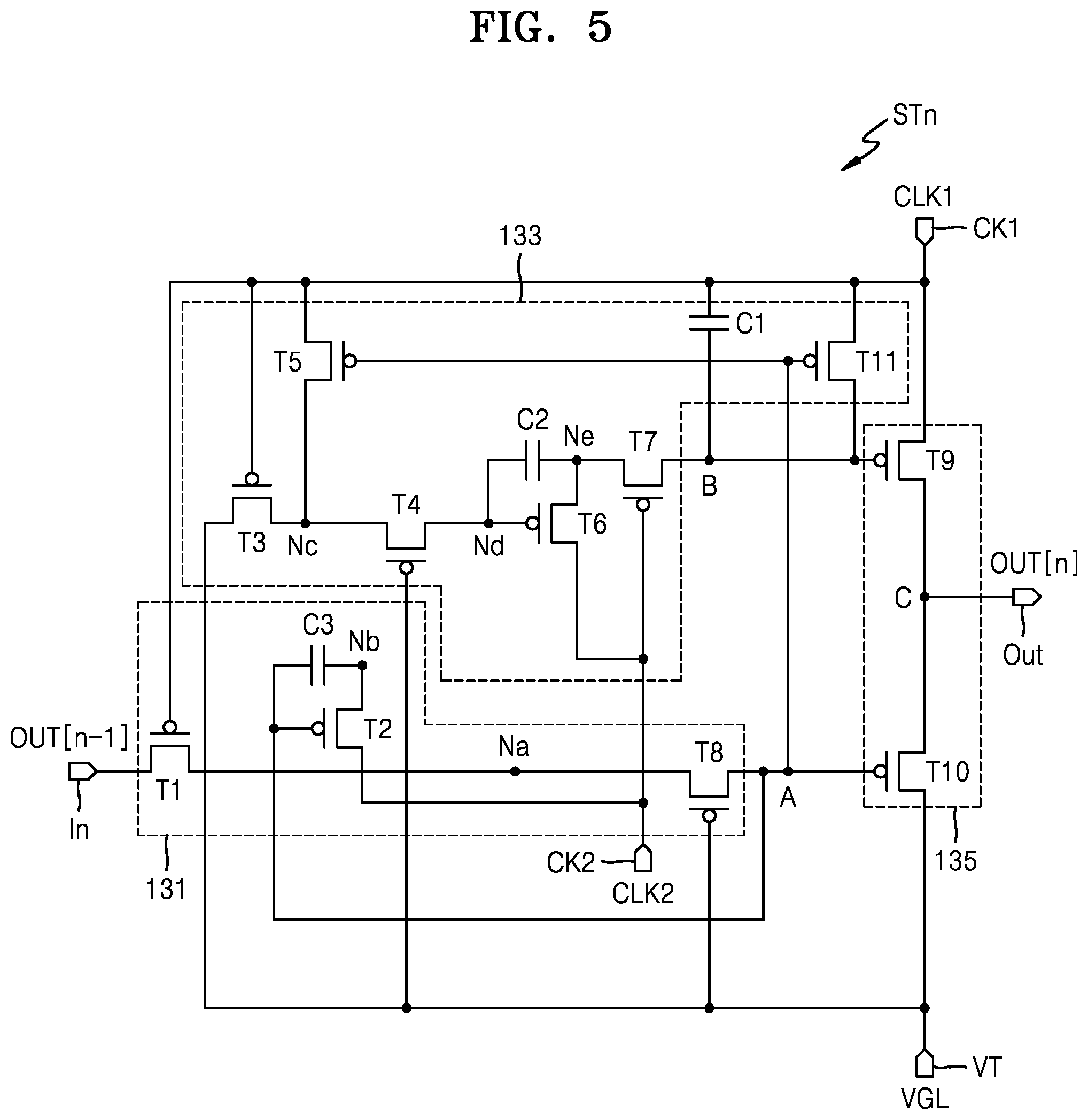 Patent US12100355 Figure 5 – Gate driver and display apparatus including same