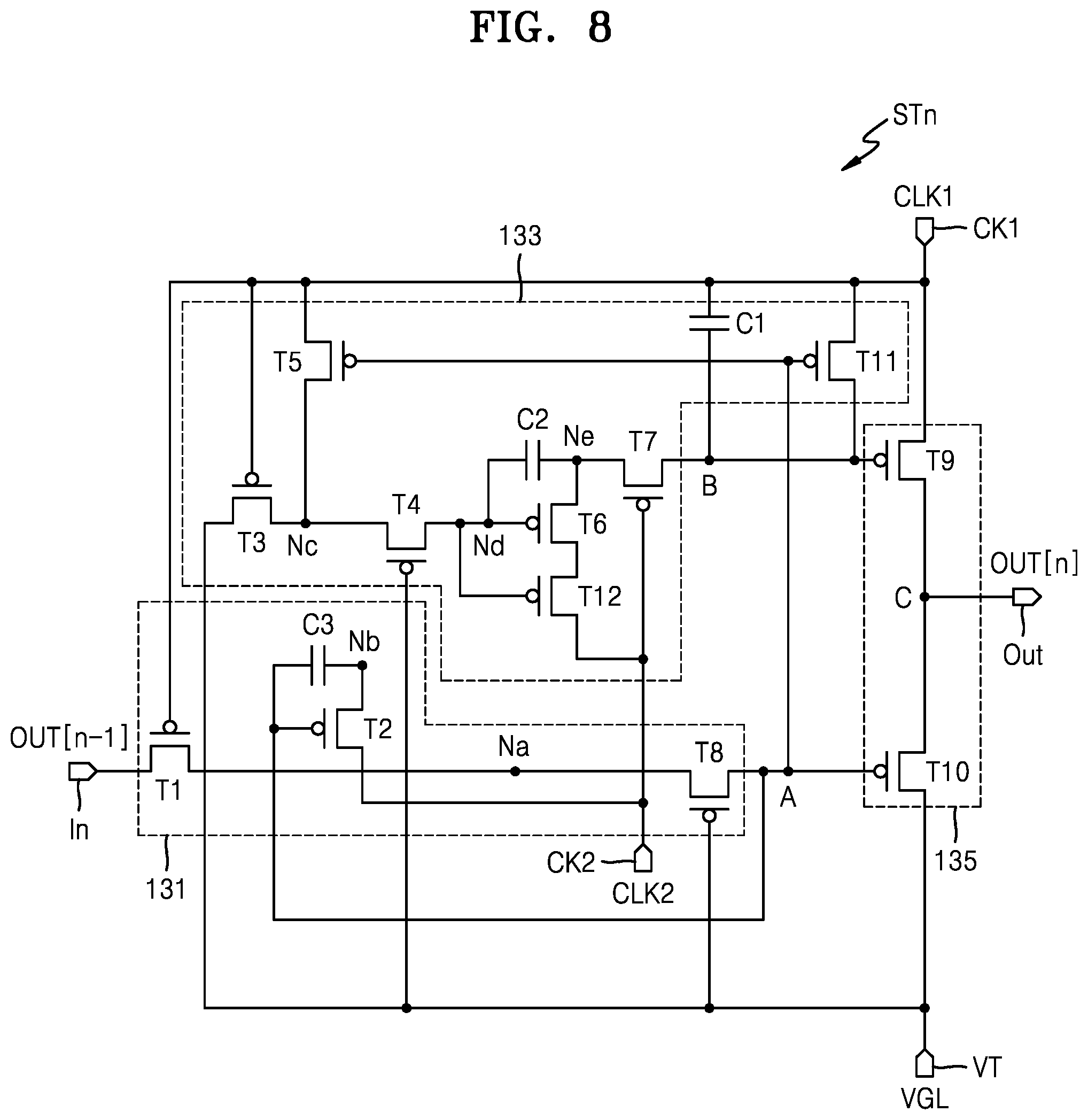Patent US12100355 Figure 8 – Gate driver and display apparatus including same