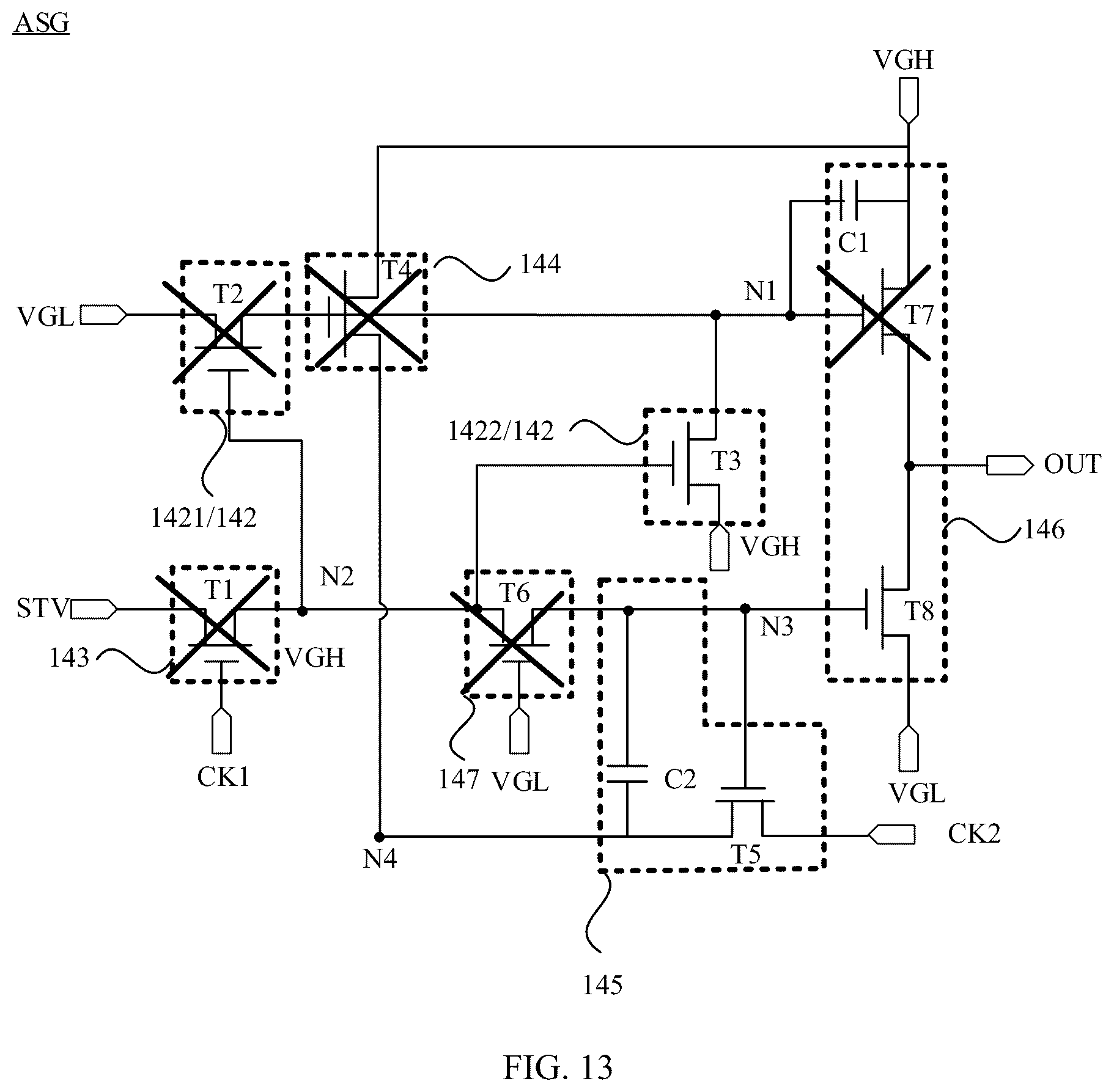 Patent US12100356 Figure 11 – Shift register, gate drive circuit, display panel, and electronic device