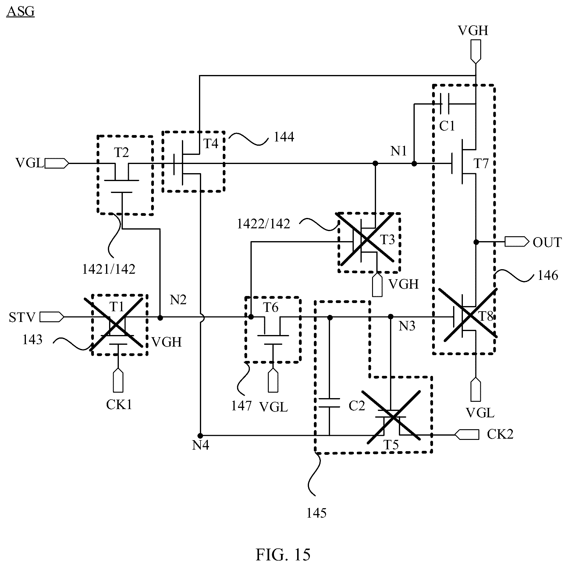 Patent US12100356 Figure 13 – Shift register, gate drive circuit, display panel, and electronic device