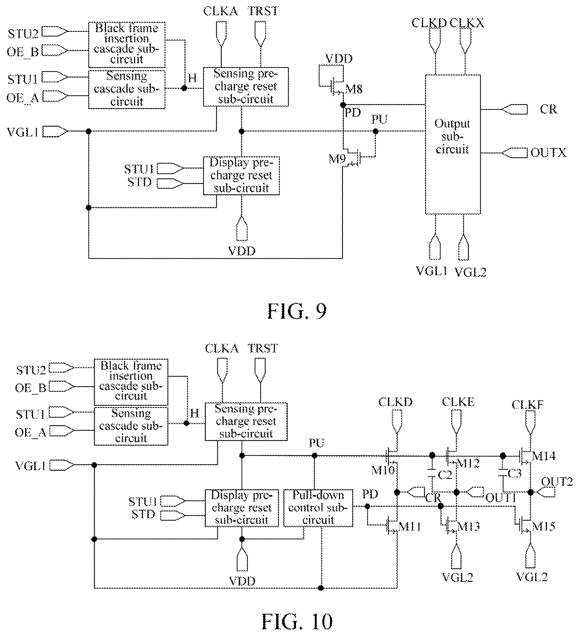 Patent US12100357 Figure 5 – Shift register, gate drive circuit and driving method therefor