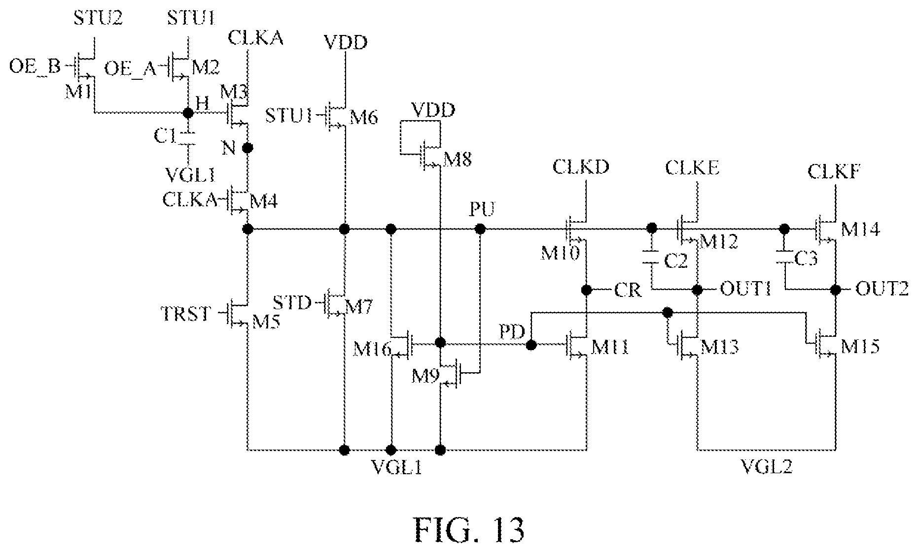 Patent US12100357 Figure 7 – Shift register, gate drive circuit and driving method therefor