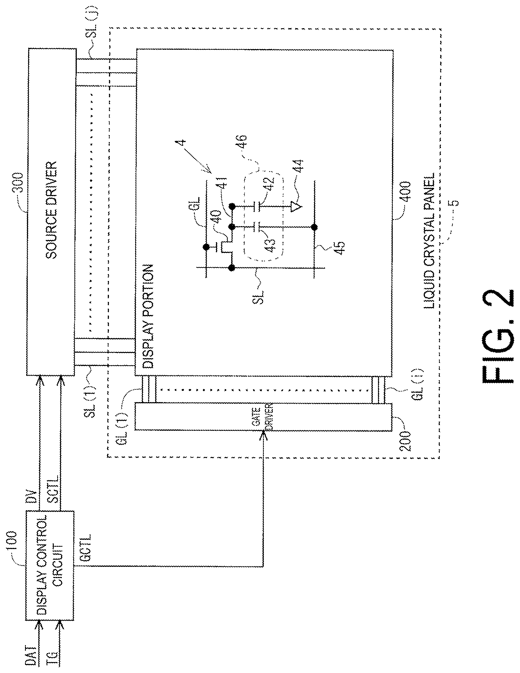 Patent US12100358 Figure 2 – Scanning signal line drive circuit and display device provided with same