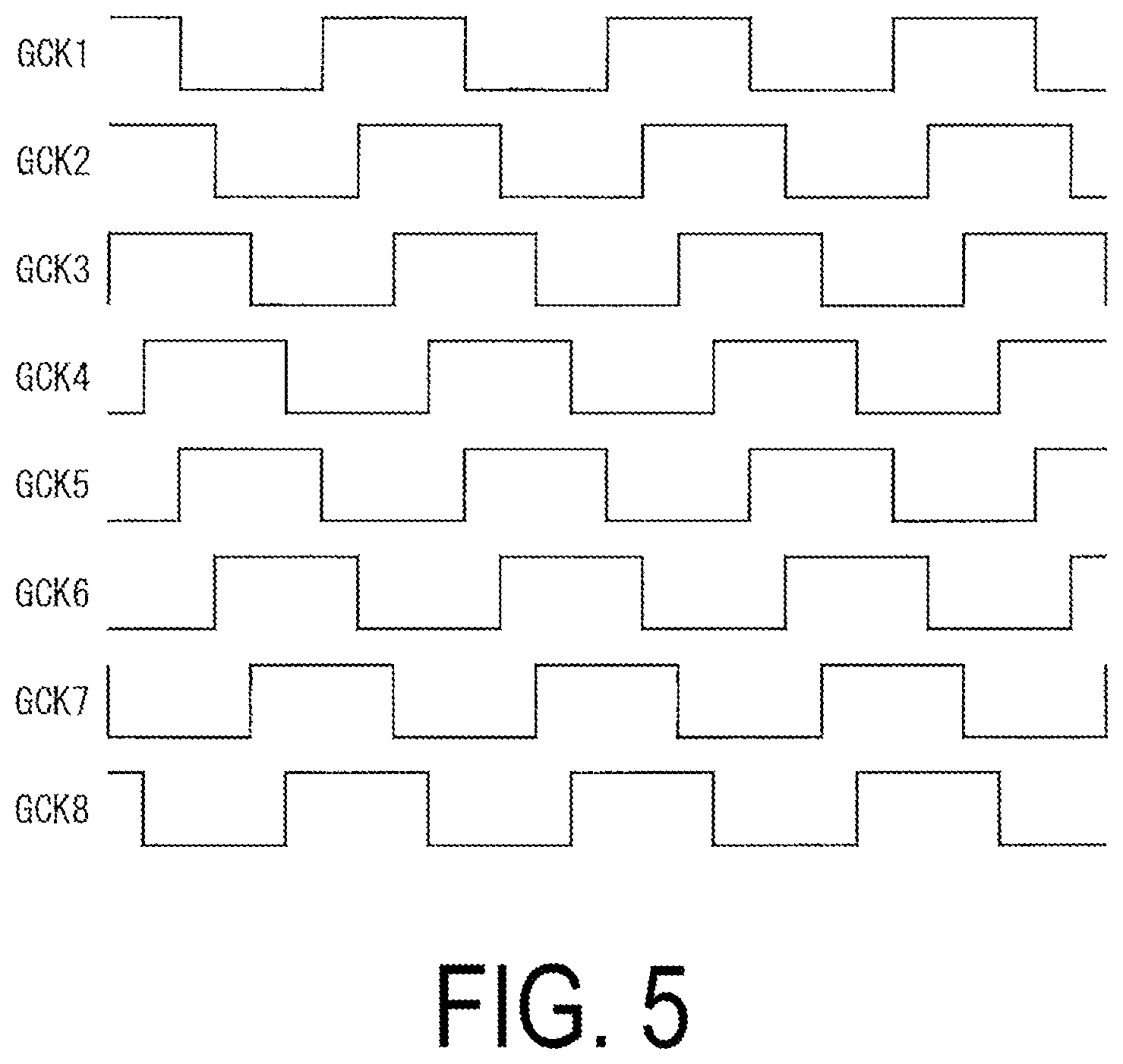 Patent US12100358 Figure 5 – Scanning signal line drive circuit and display device provided with same