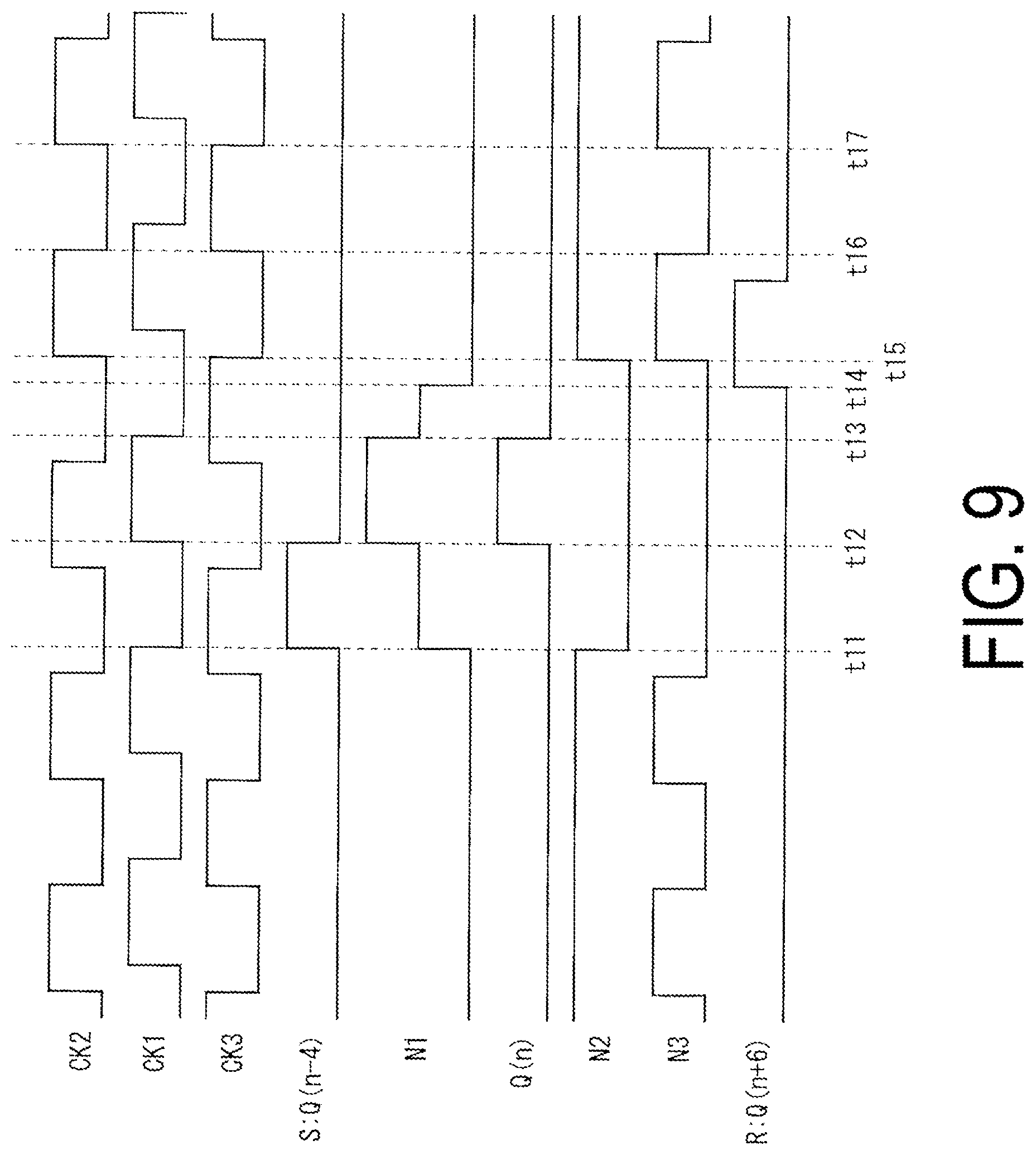 Patent US12100358 Figure 8 – Scanning signal line drive circuit and display device provided with same