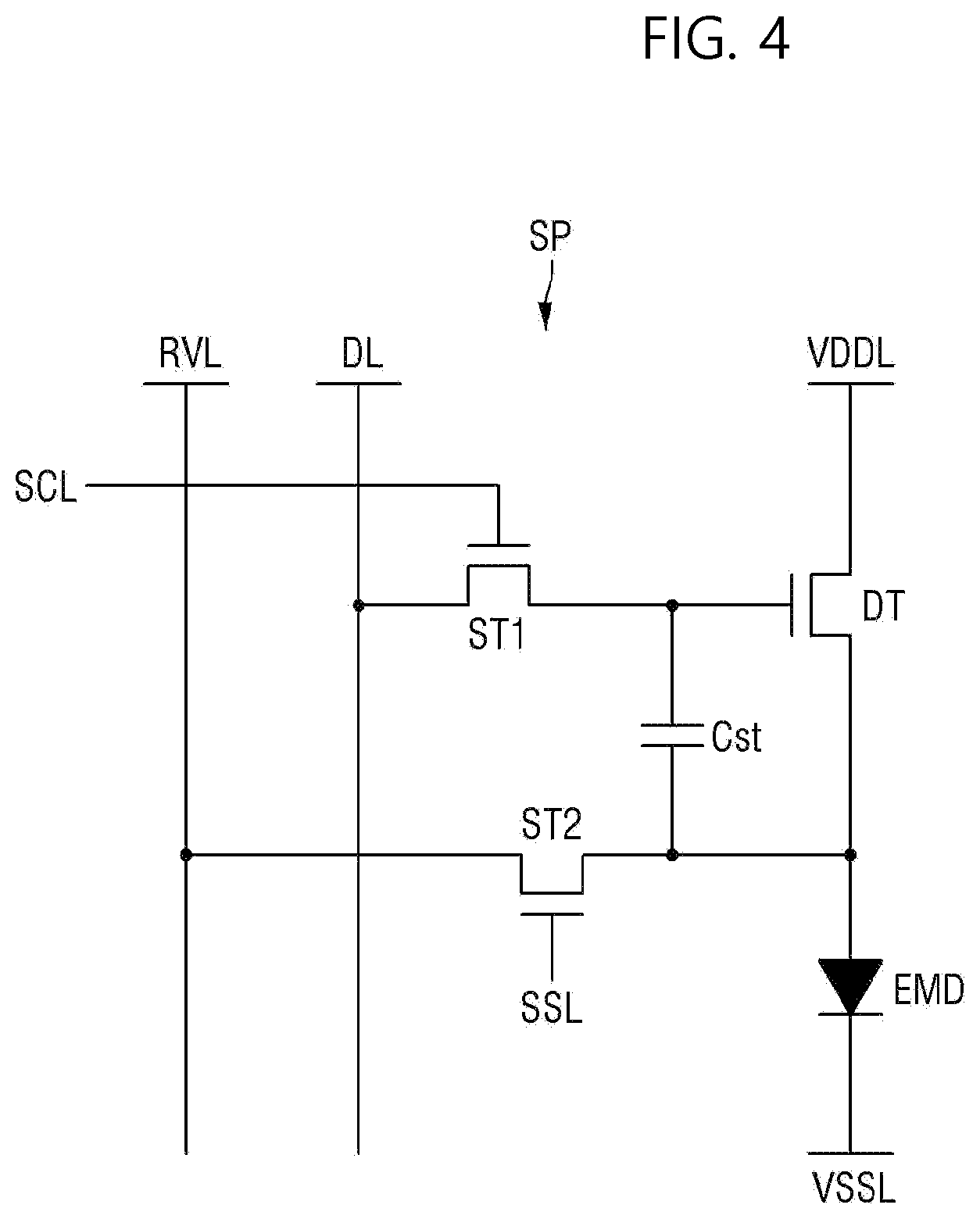 Patent US12100359 Figure 4 – Display device and method of driving display device