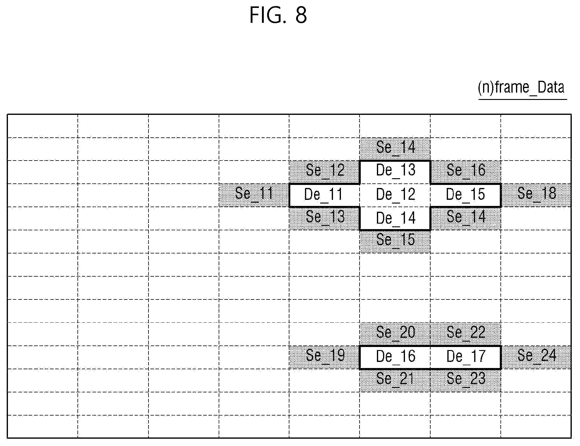 Patent US12100359 Figure 8 – Display device and method of driving display device