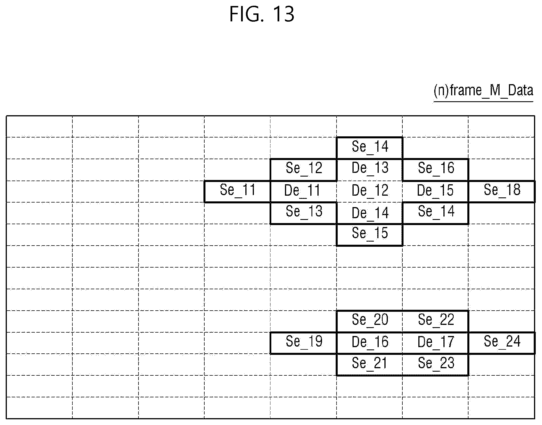 Patent US12100359 Figure 13 – Display device and method of driving display device