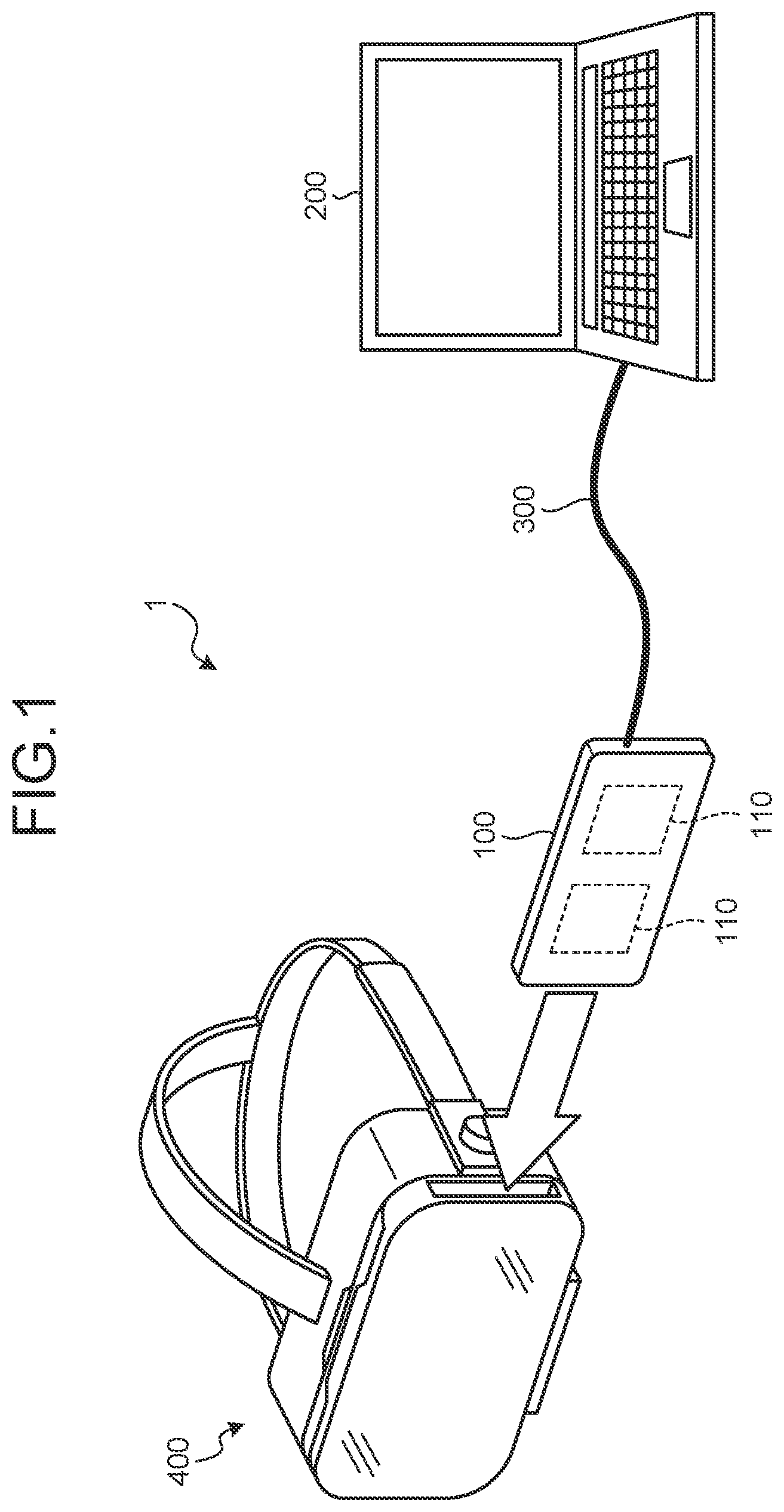 Patent US12100365 Figure 1 – Display system with image deformation processing