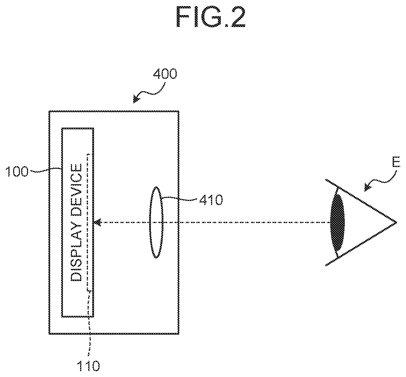 Patent US12100365 Figure 2 – Display system with image deformation processing