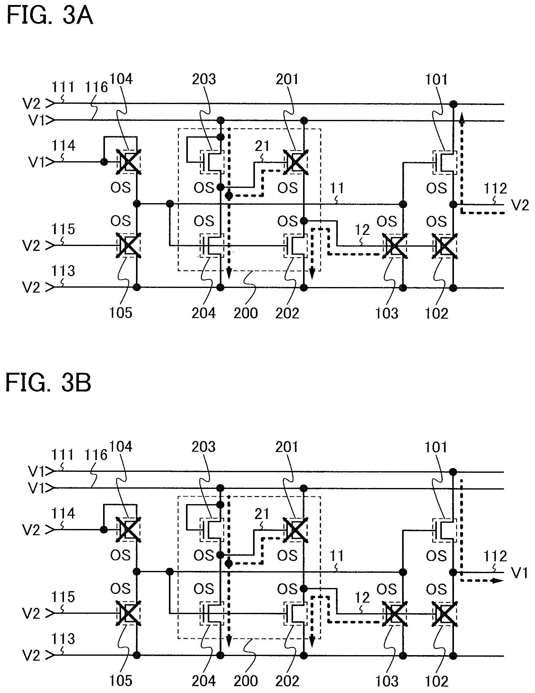 Patent US12100368 Figure 3 – Display device and electronic device