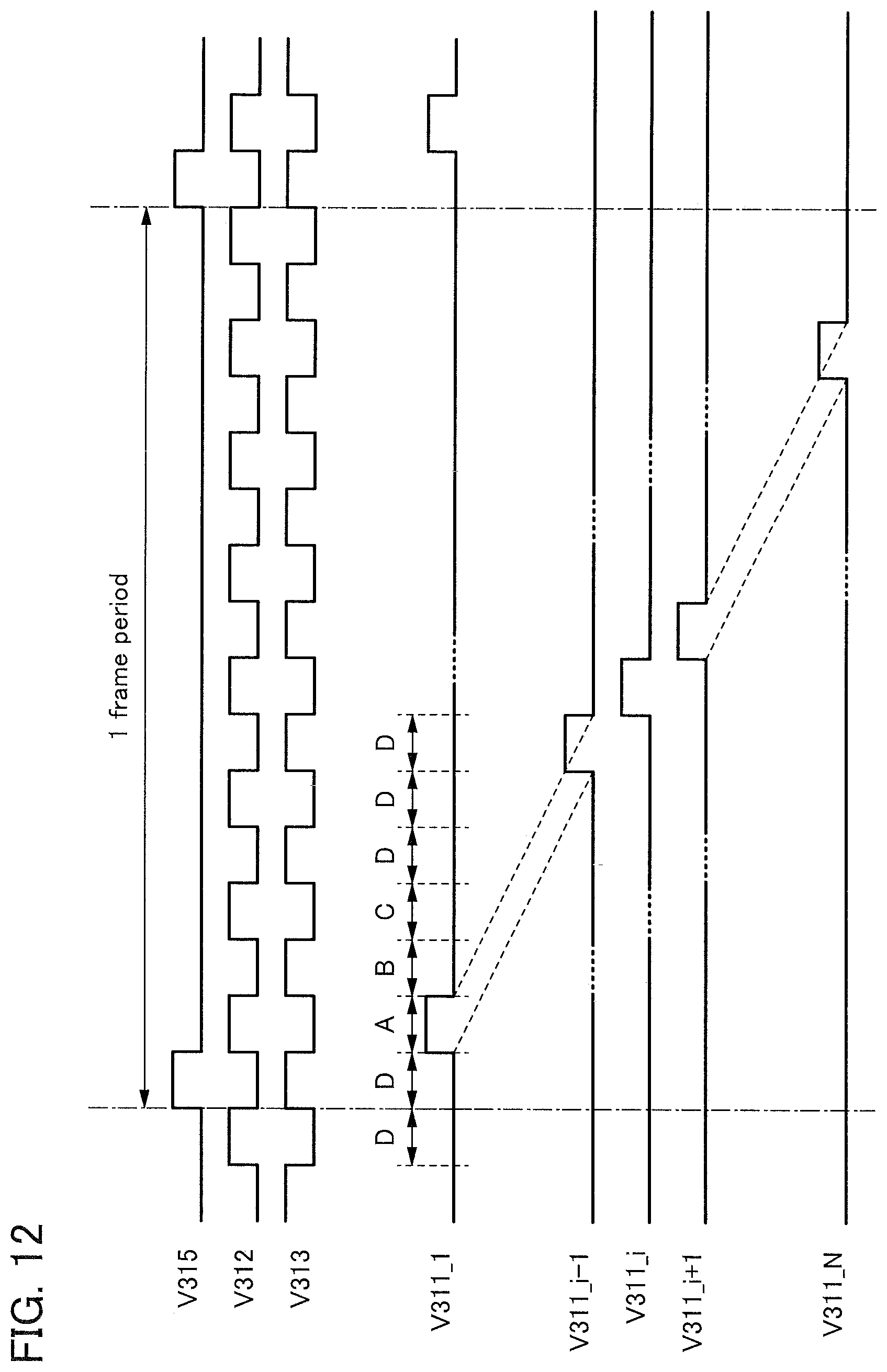 Patent US12100368 Figure 12 – Display device and electronic device