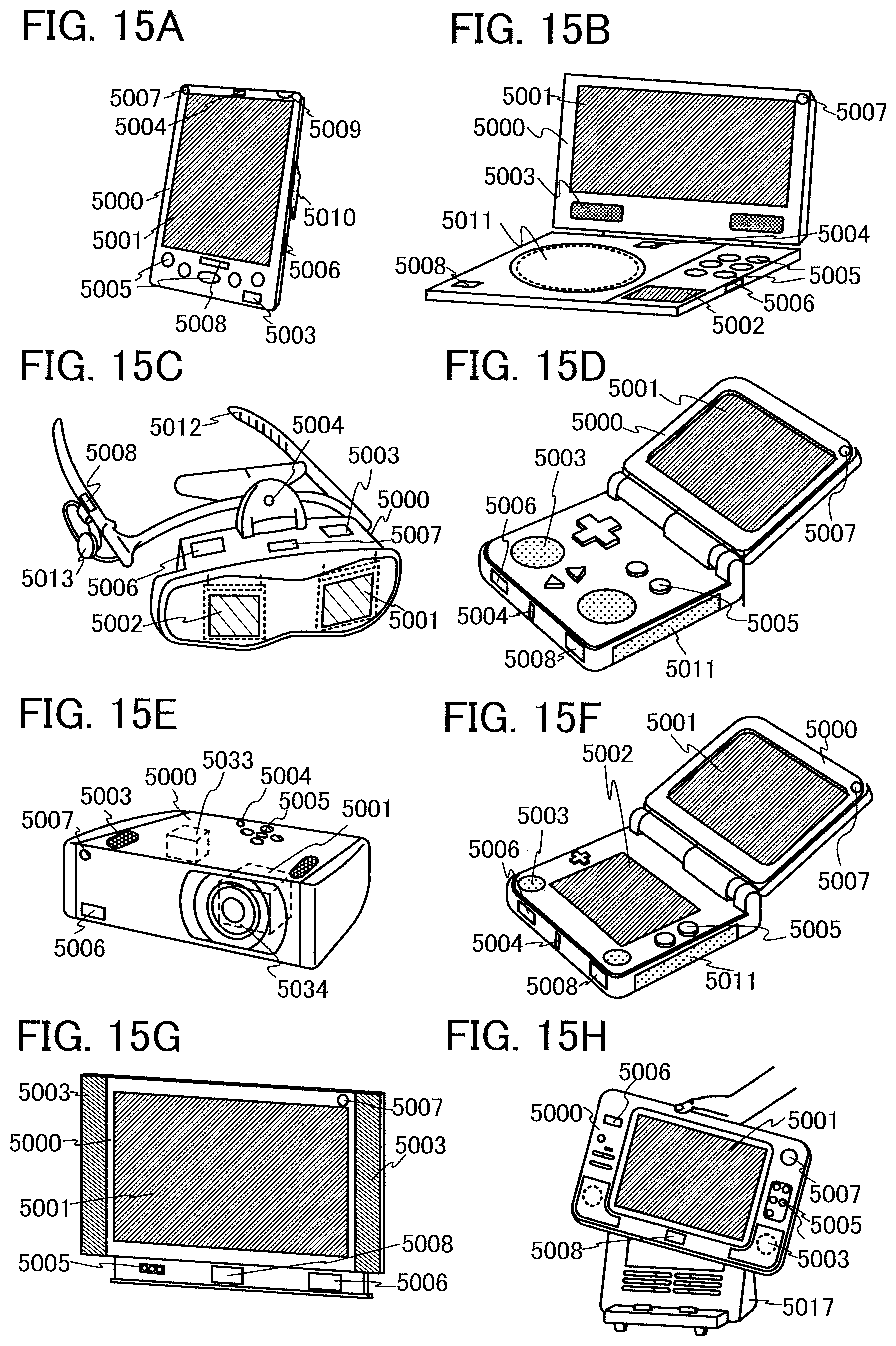 Patent US12100368 Figure 15 – Display device and electronic device