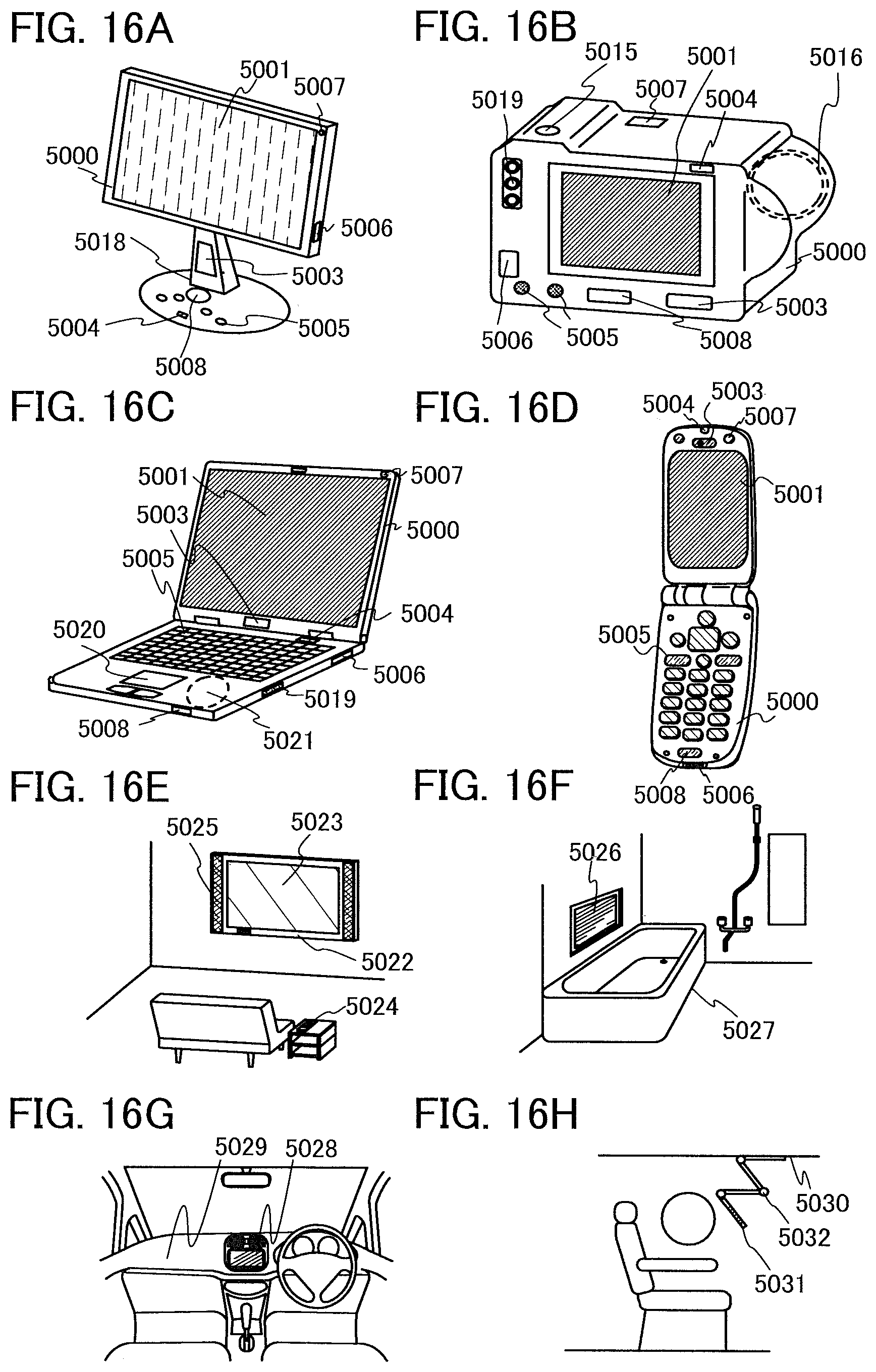 Patent US12100368 Figure 16 – Display device and electronic device