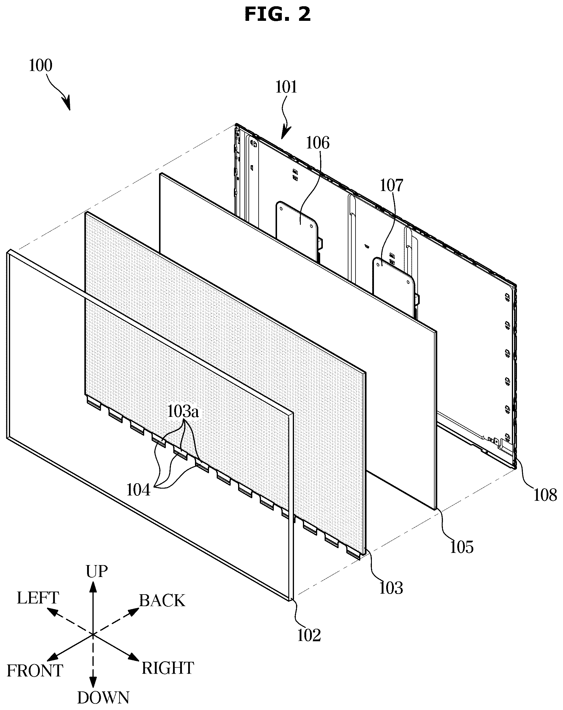 Patent US12100370 Figure 2 – Display apparatus and power supply thereof