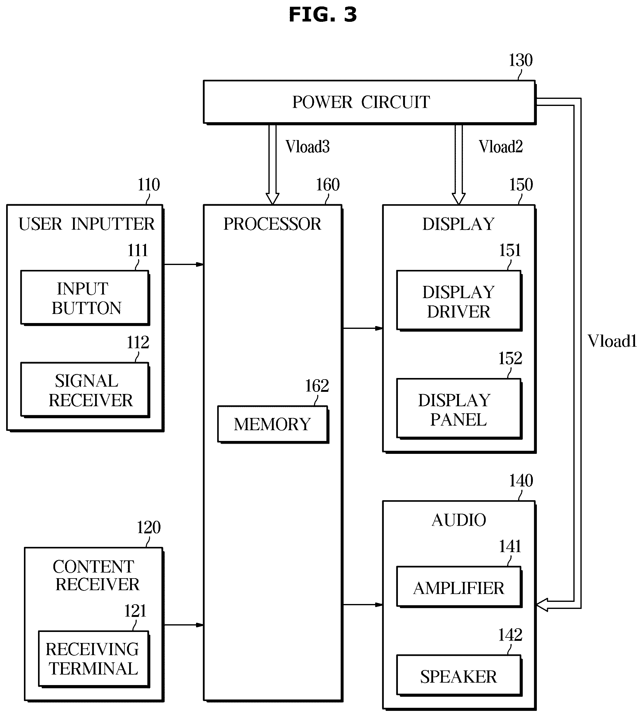Patent US12100370 Figure 3 – Display apparatus and power supply thereof