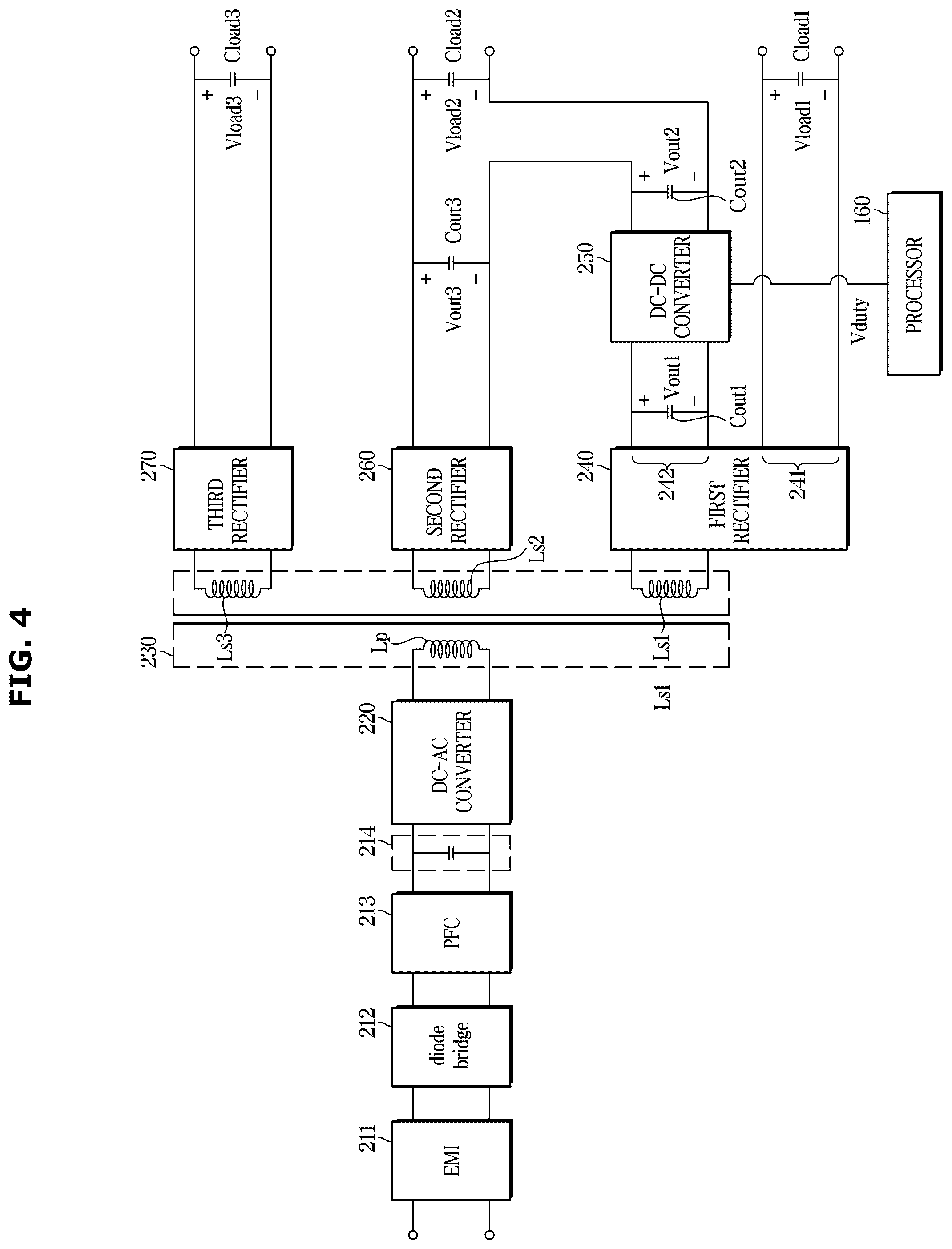 Patent US12100370 Figure 4 – Display apparatus and power supply thereof