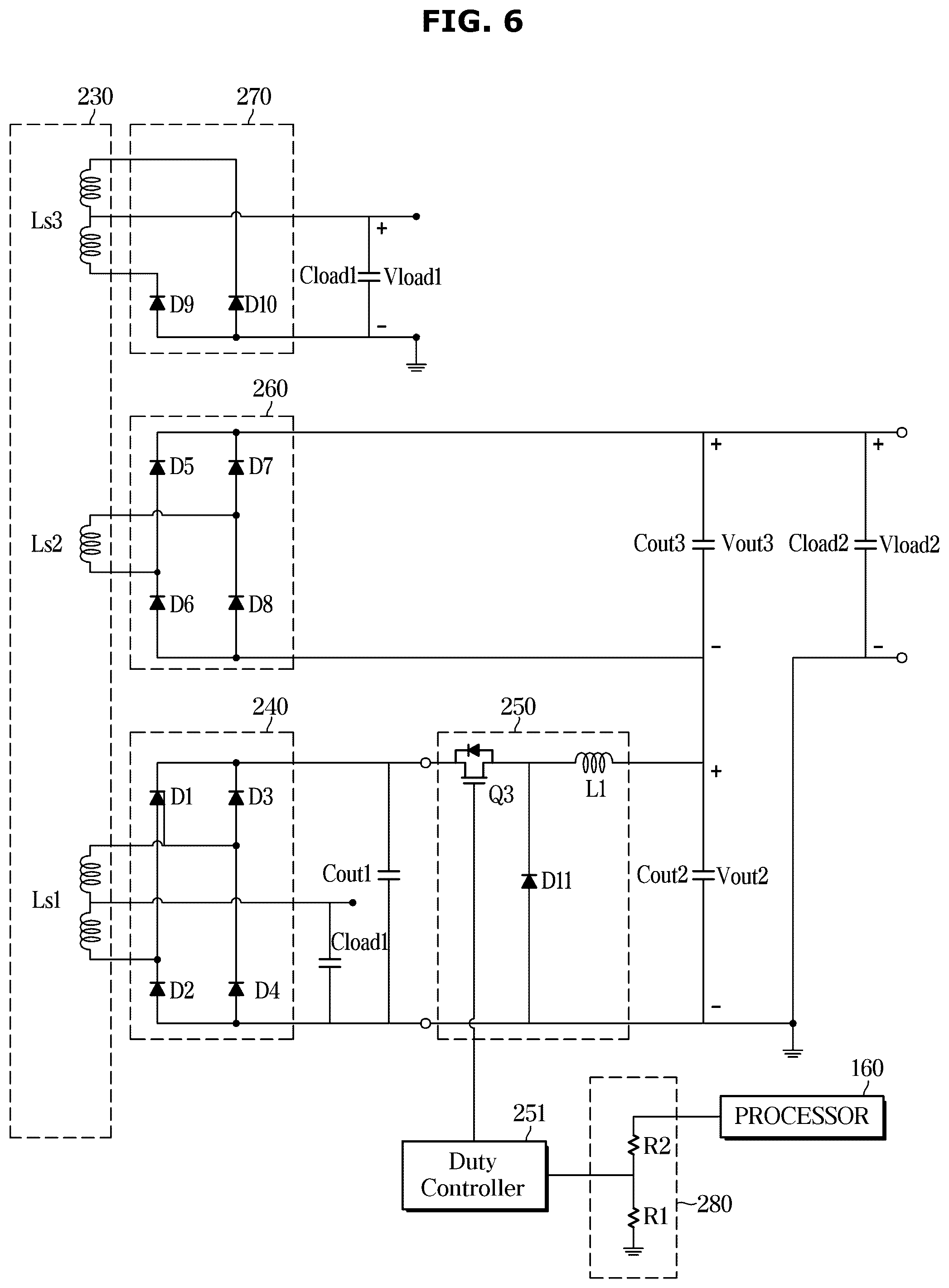 Patent US12100370 Figure 6 – Display apparatus and power supply thereof
