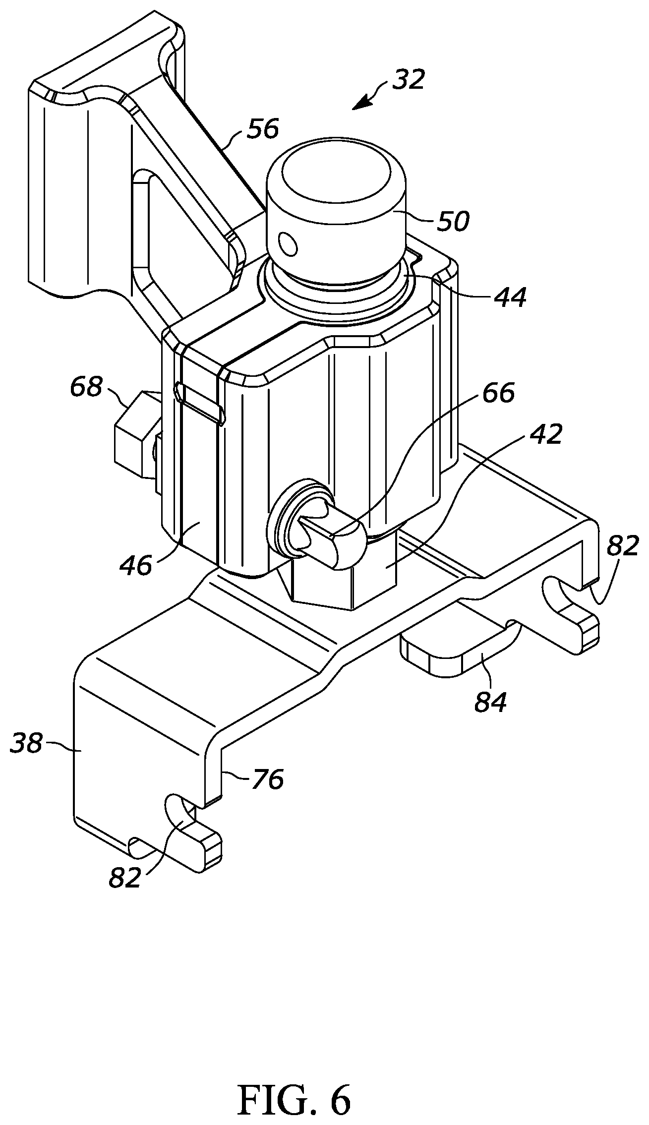 Patent US12100373 Figure 6 – Snare drum strainer structure