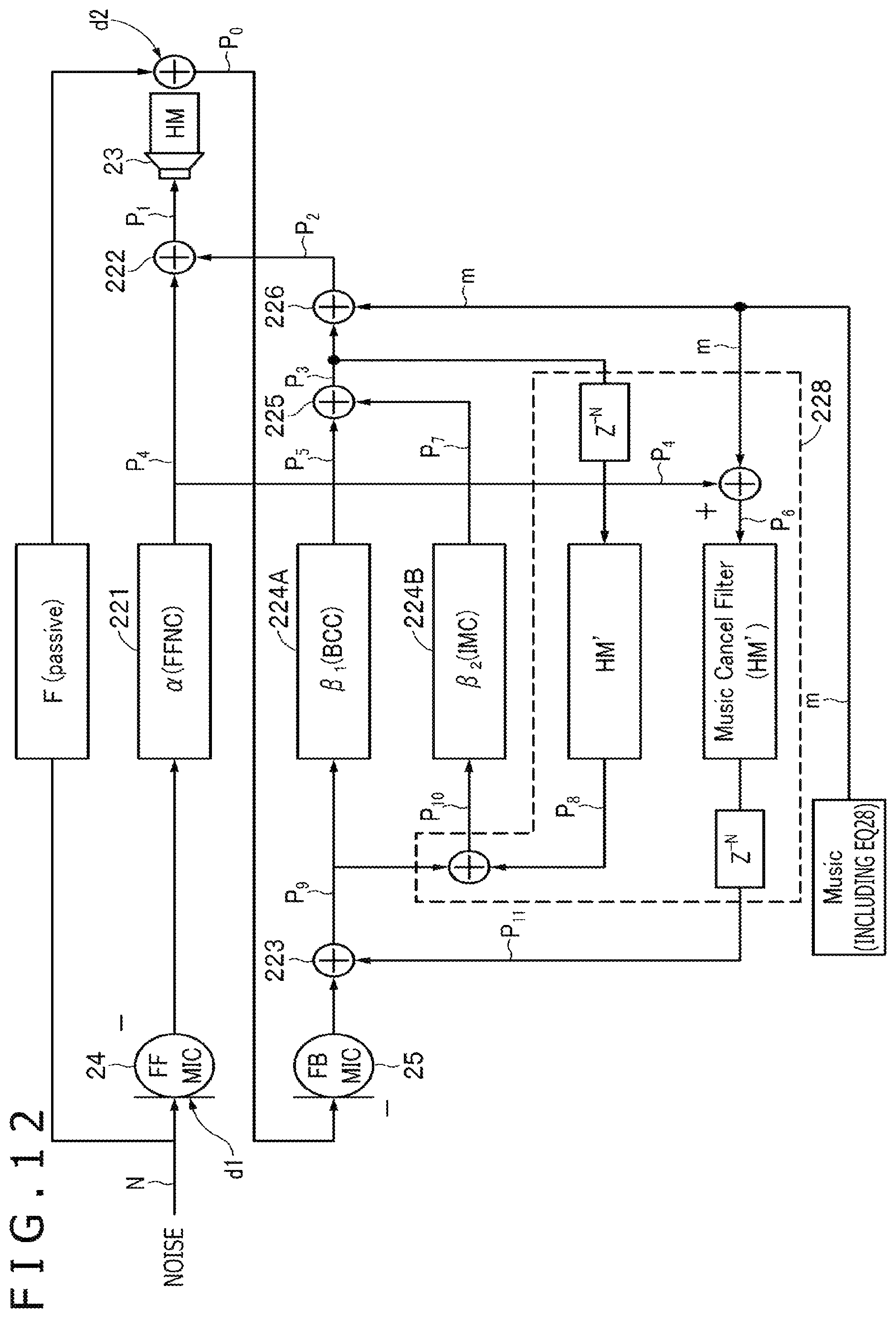 Patent US12100379 Figure 11 – Acoustic processing apparatus and acoustic processing method
