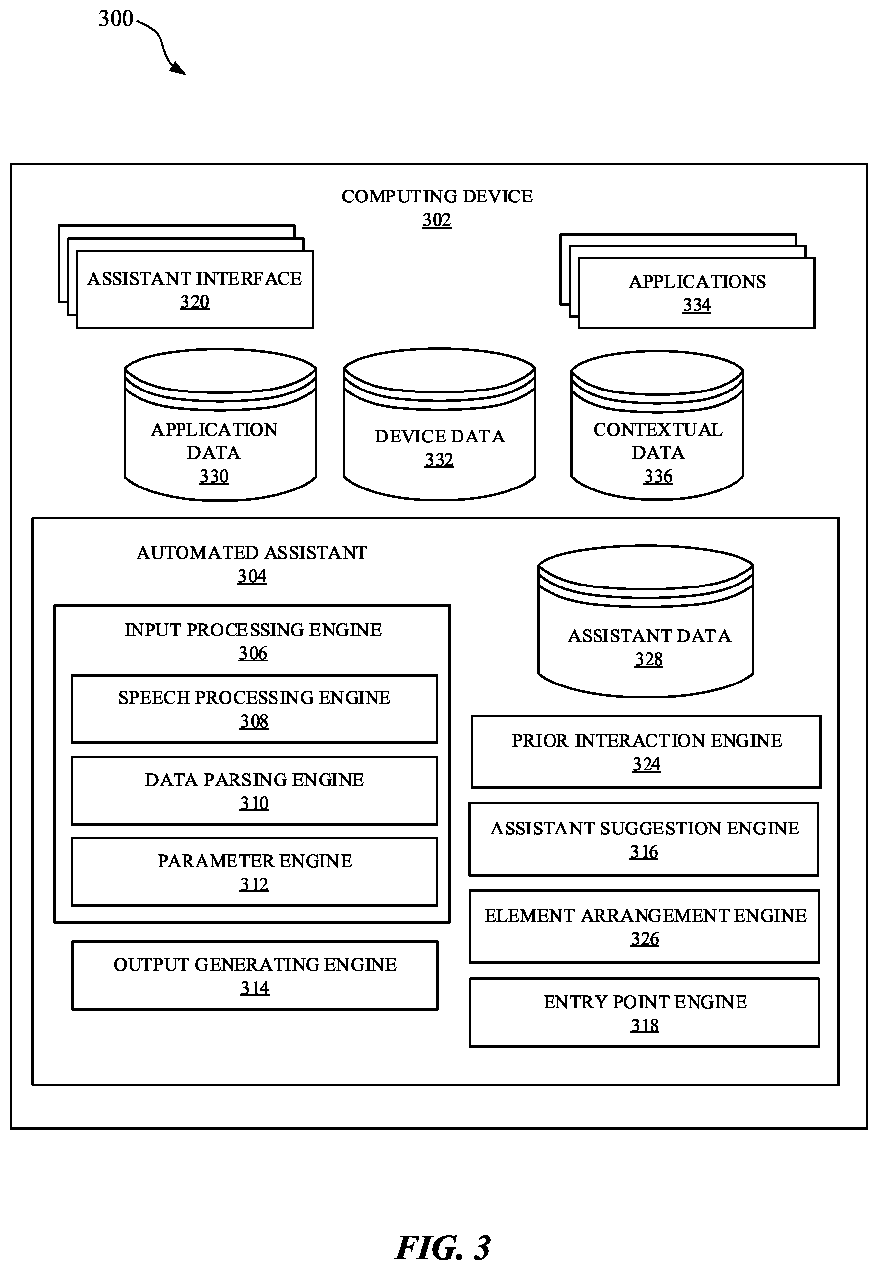 Patent US12100395 Figure 6 – Dynamic assistant suggestions during assistant browsing