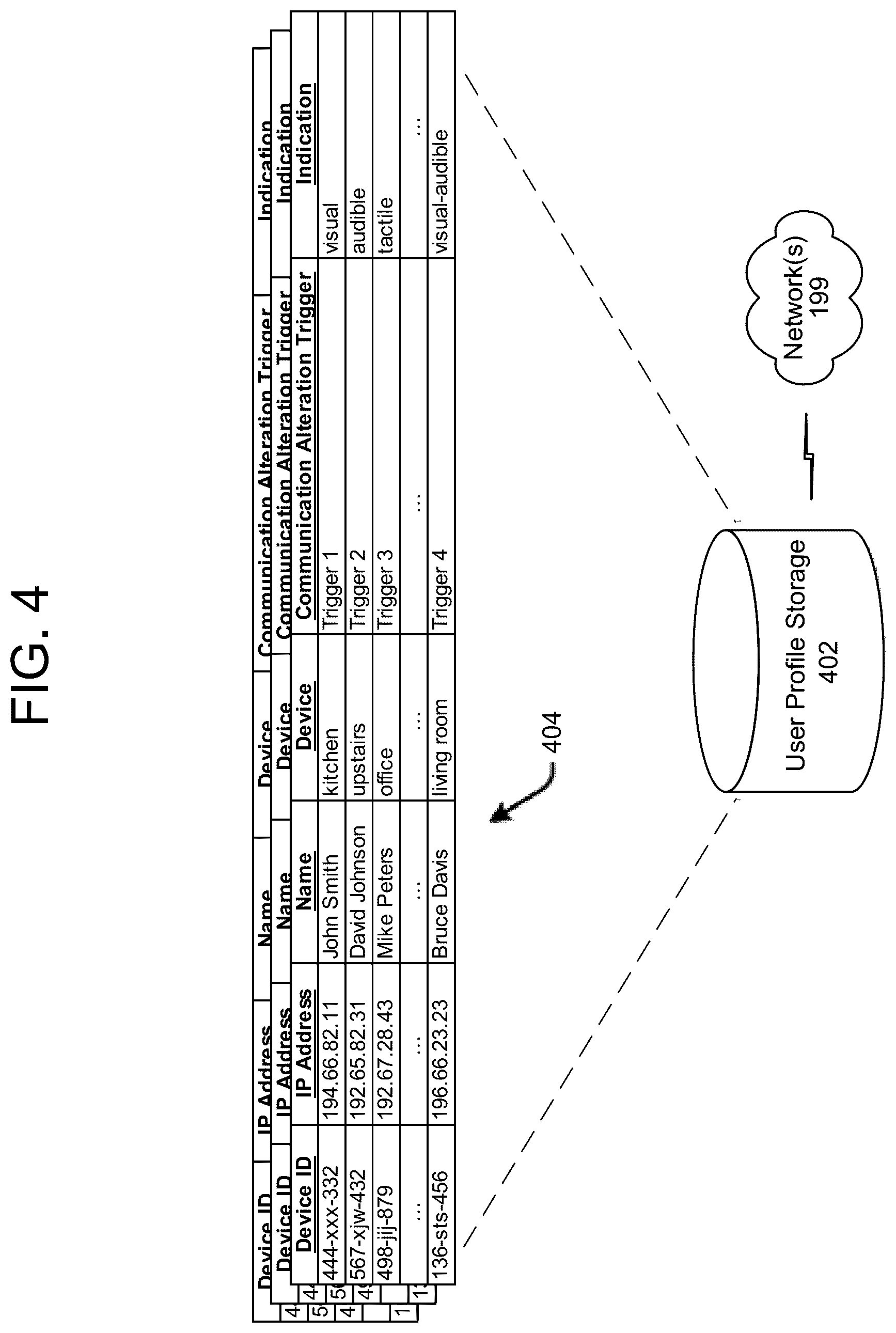 Patent US12100396 Figure 5 – Indicator for voice-based communications