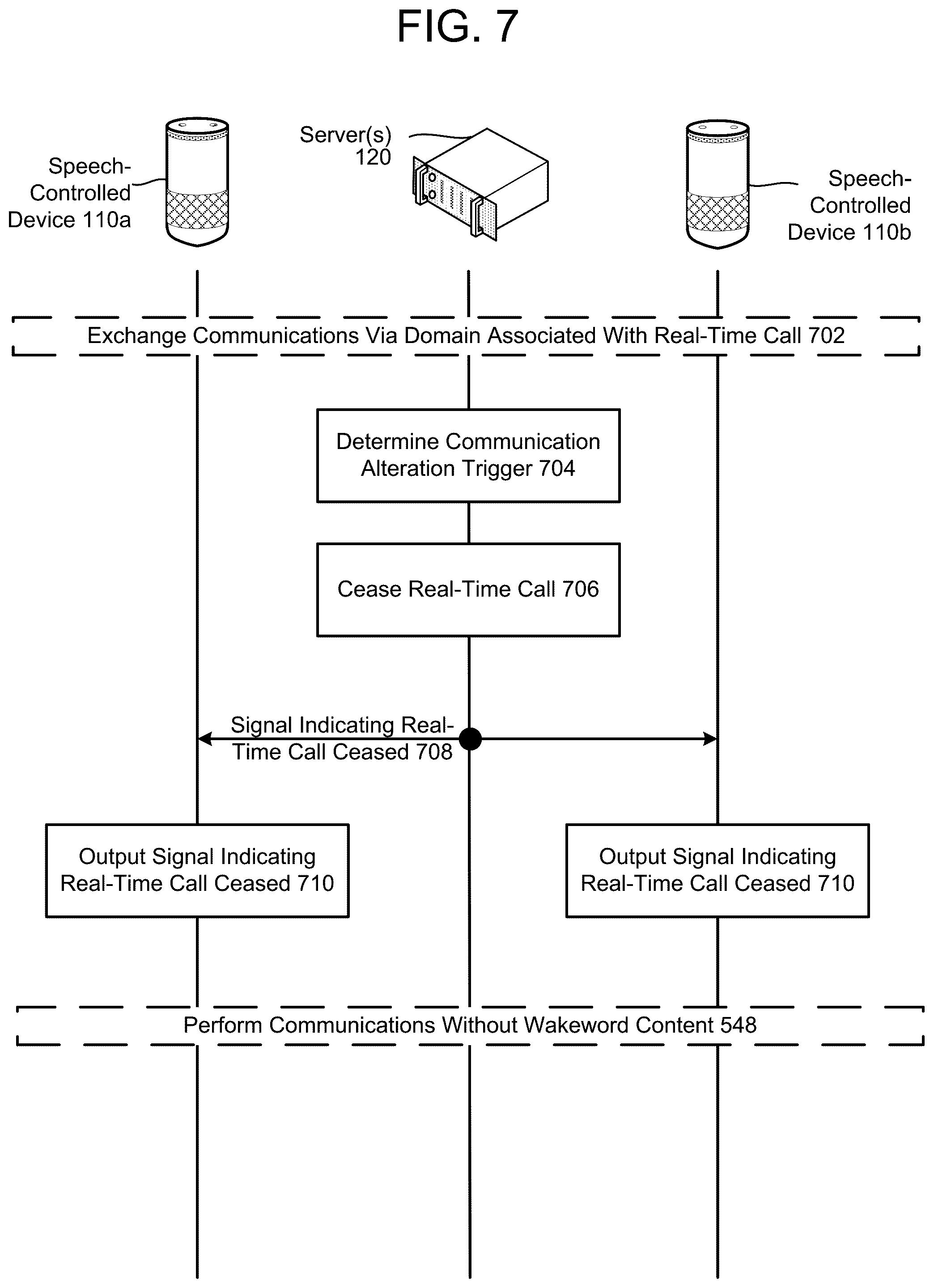 Patent US12100396 Figure 12 – Indicator for voice-based communications
