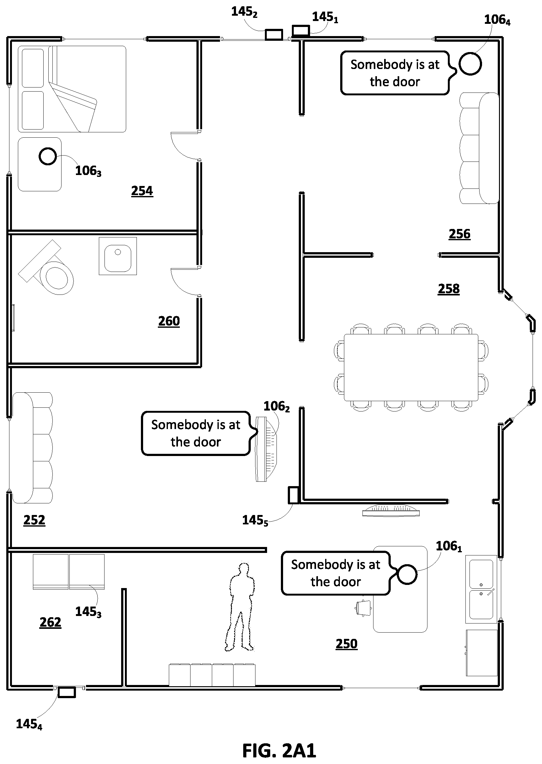 Patent US12100398 Figure 2 – Generating IoT-based notification(s) and provisioning of command(s) to cause automatic rendering of the IoT-based notification(s) by automated assistant client(s) of client device(s)