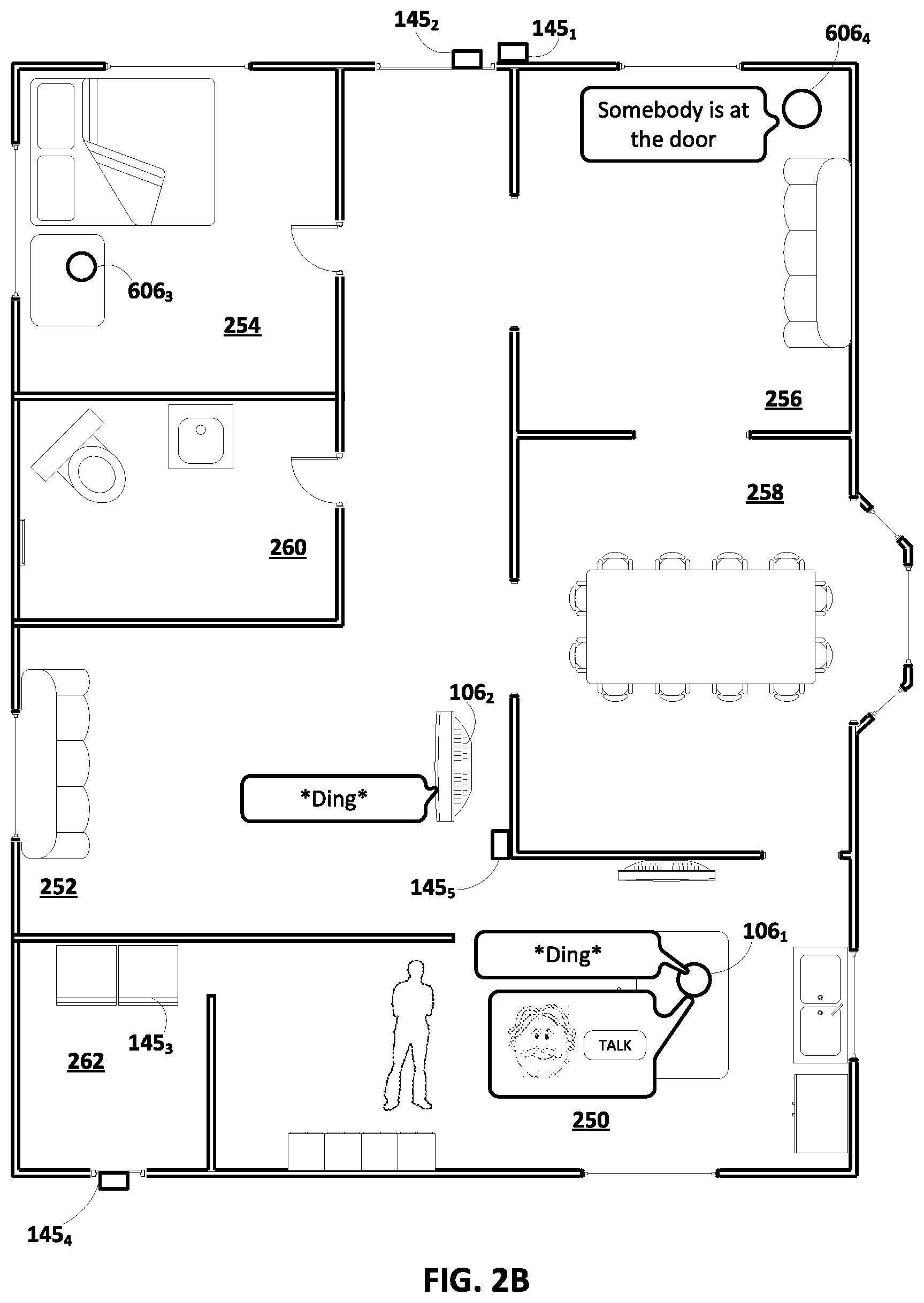 Patent US12100398 Figure 6 – Generating IoT-based notification(s) and provisioning of command(s) to cause automatic rendering of the IoT-based notification(s) by automated assistant client(s) of client device(s)