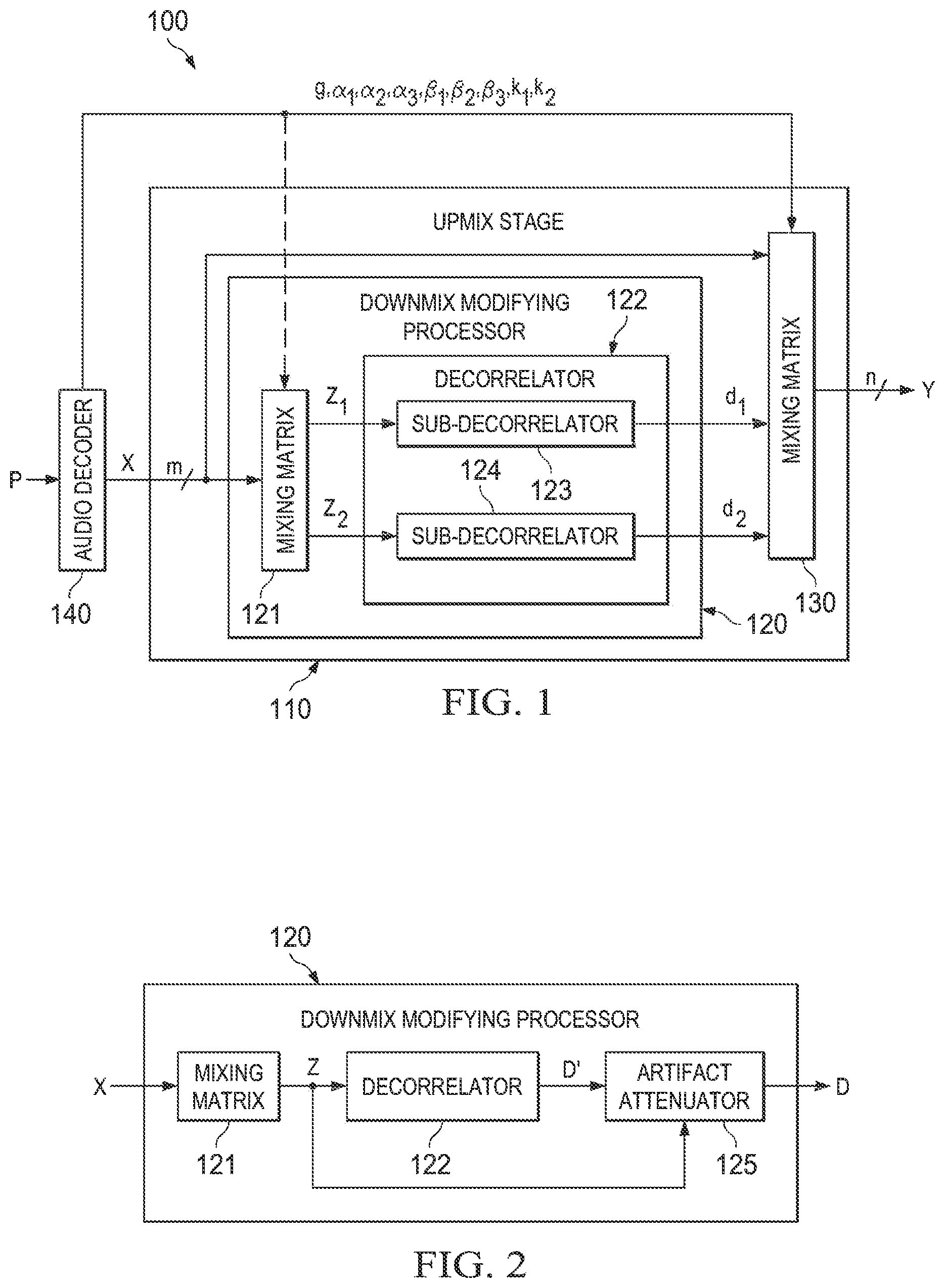 Patent US12100404 Figure 1 – Methods for parametric multi-channel encoding