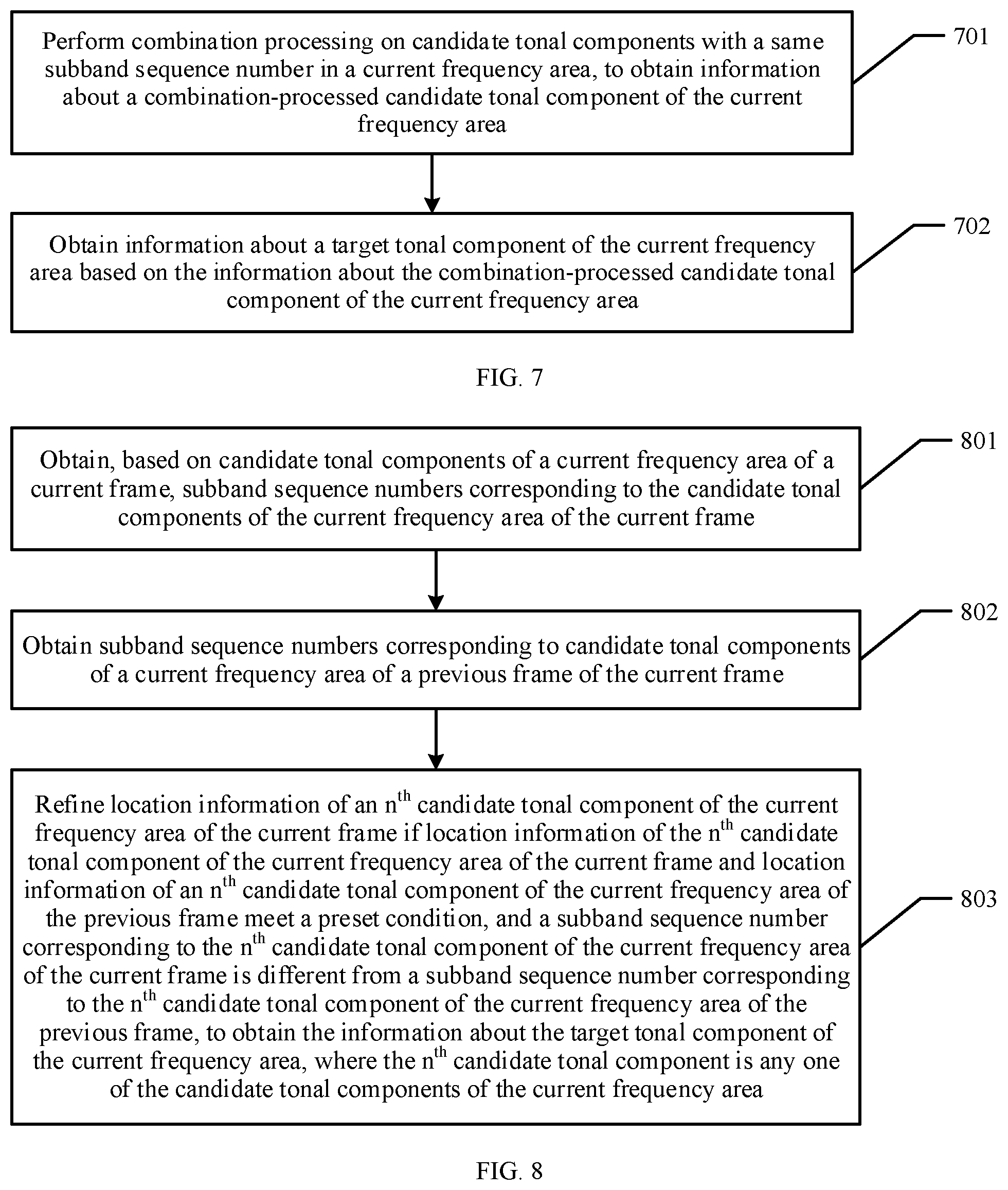 Patent US12100408 Figure 6 – Audio coding with tonal component screening in bandwidth extension