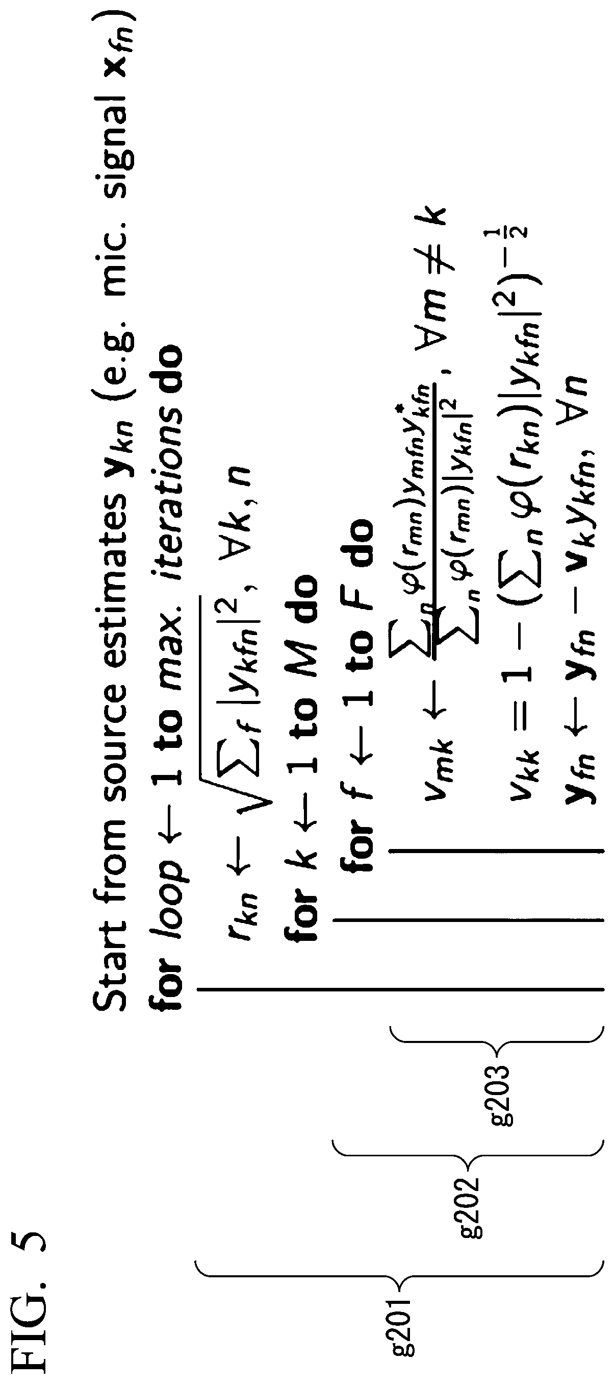 Patent US12100413 Figure 4 – Sound source separation program, sound source separation method, and sound source separation device