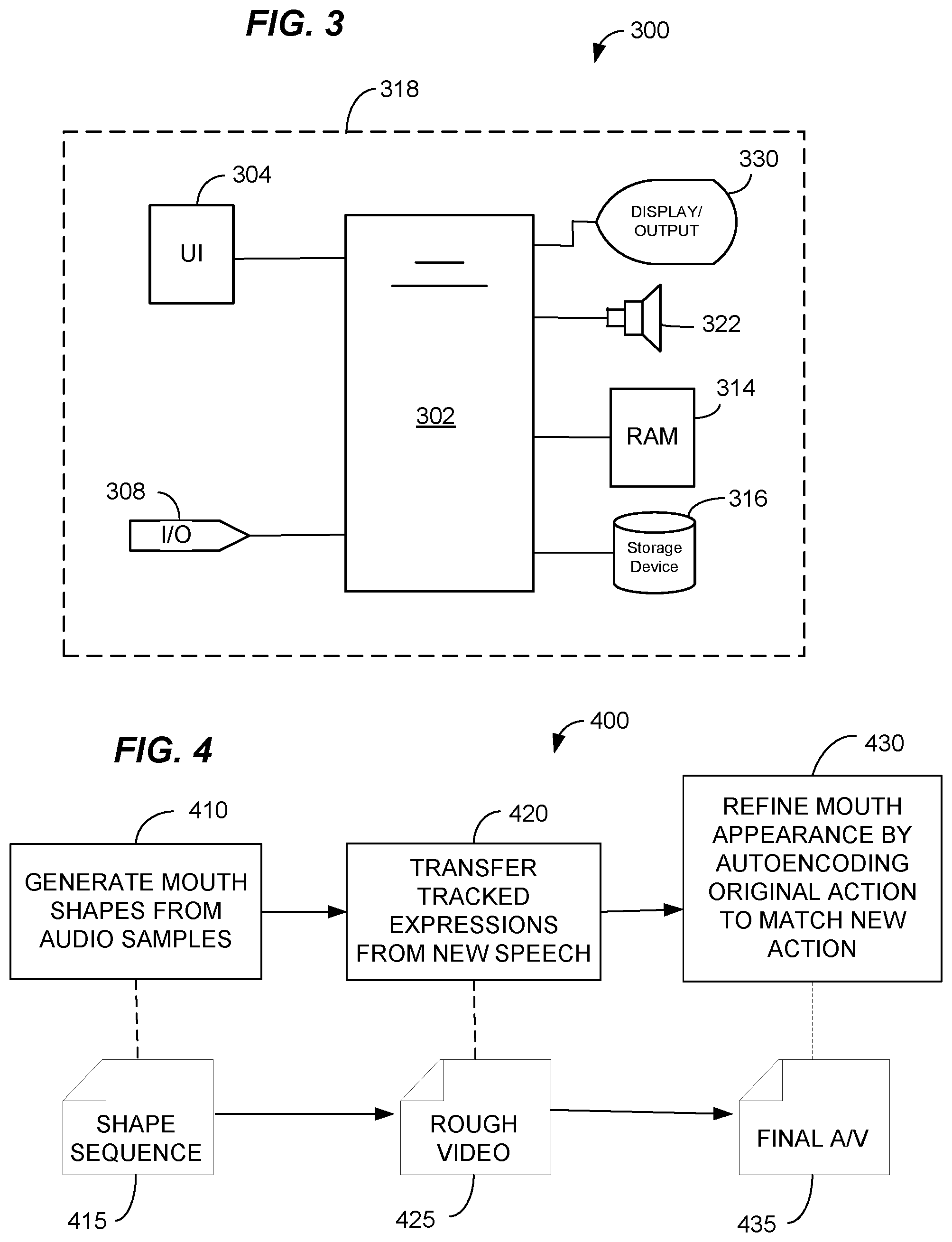 Patent US12100414 Figure 2 – Matching mouth shape and movement in digital video to alternative audio